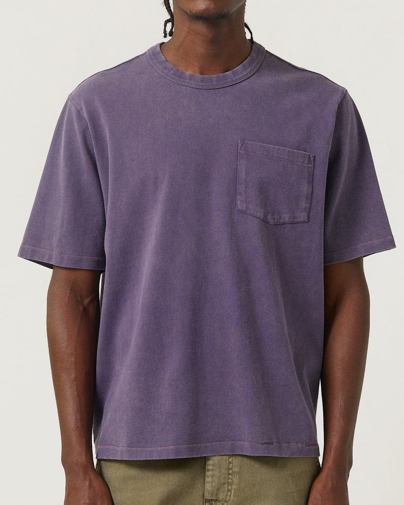 Garment Dye Tee in Purple