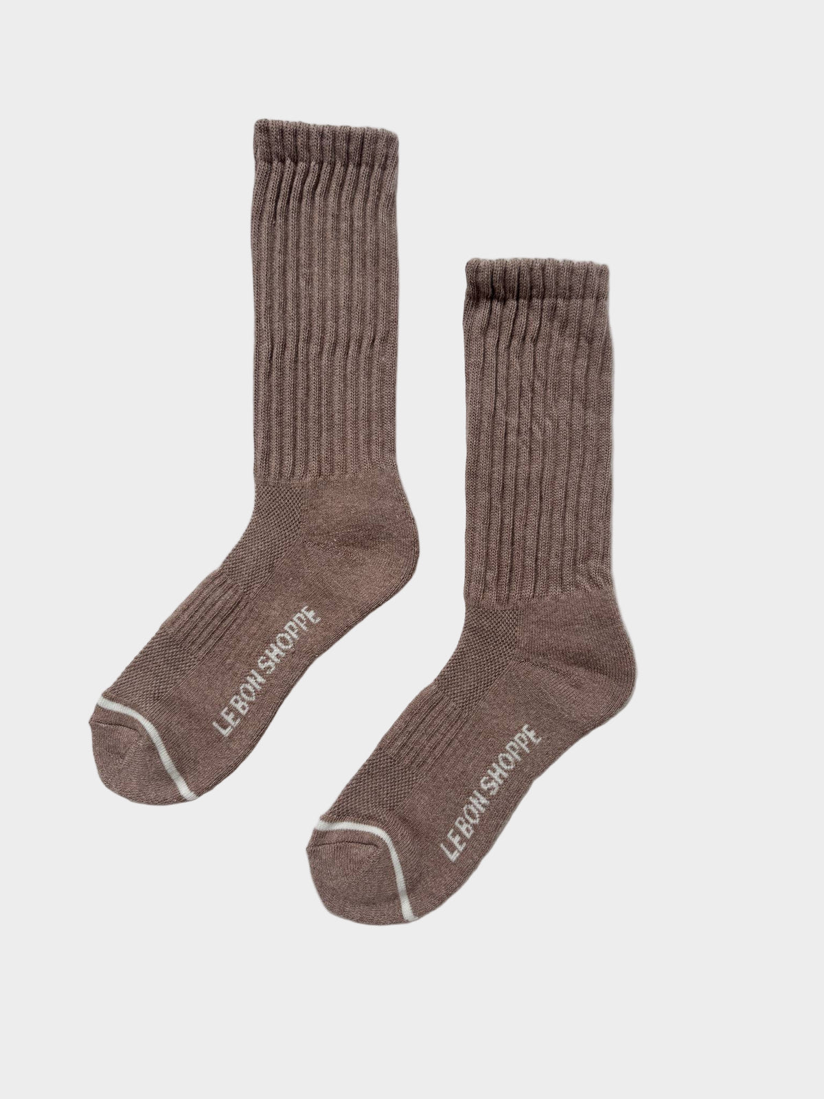 Ballet Socks in Mocha Mousse
