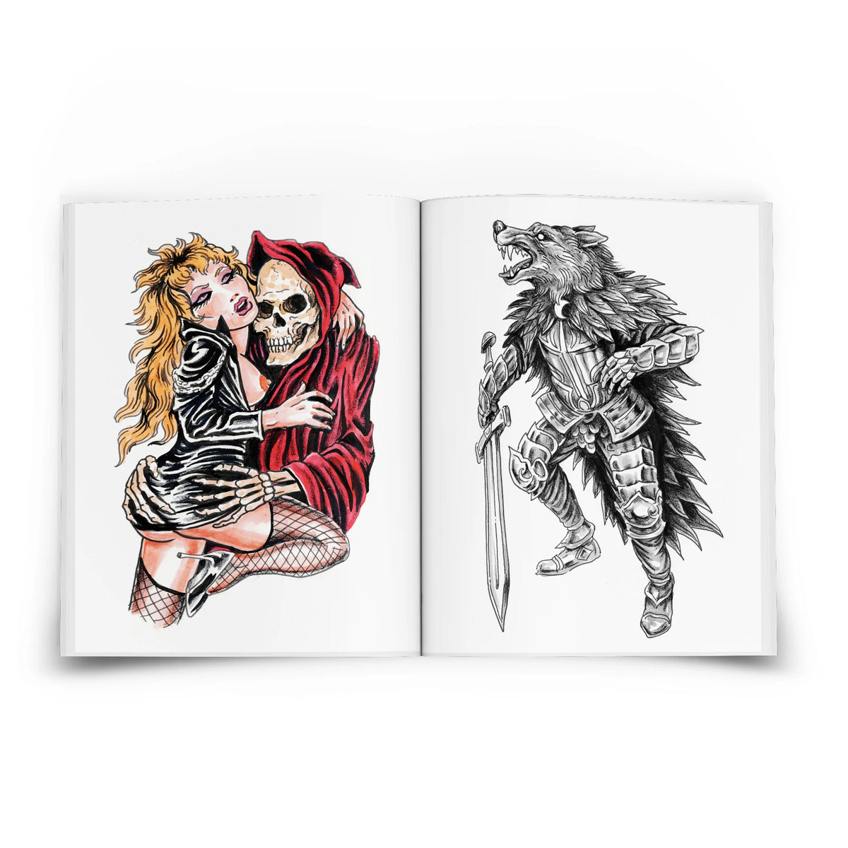 Reapers and Wolves: Designs and Variations for Tattooing