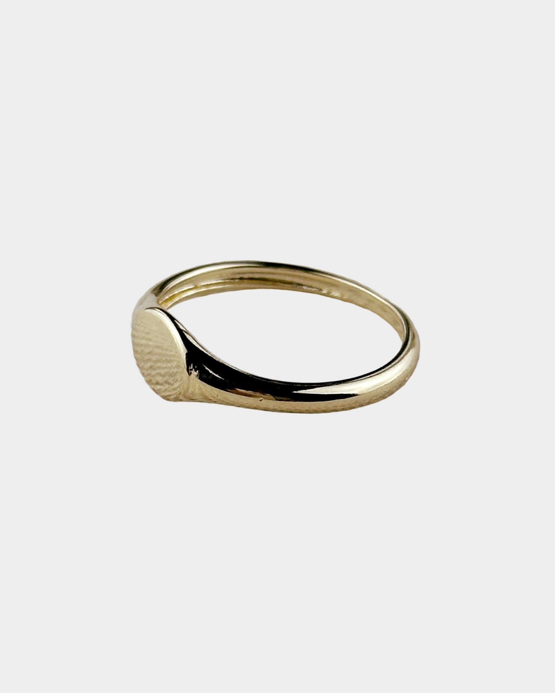 18k Gold Filled Signet Ring