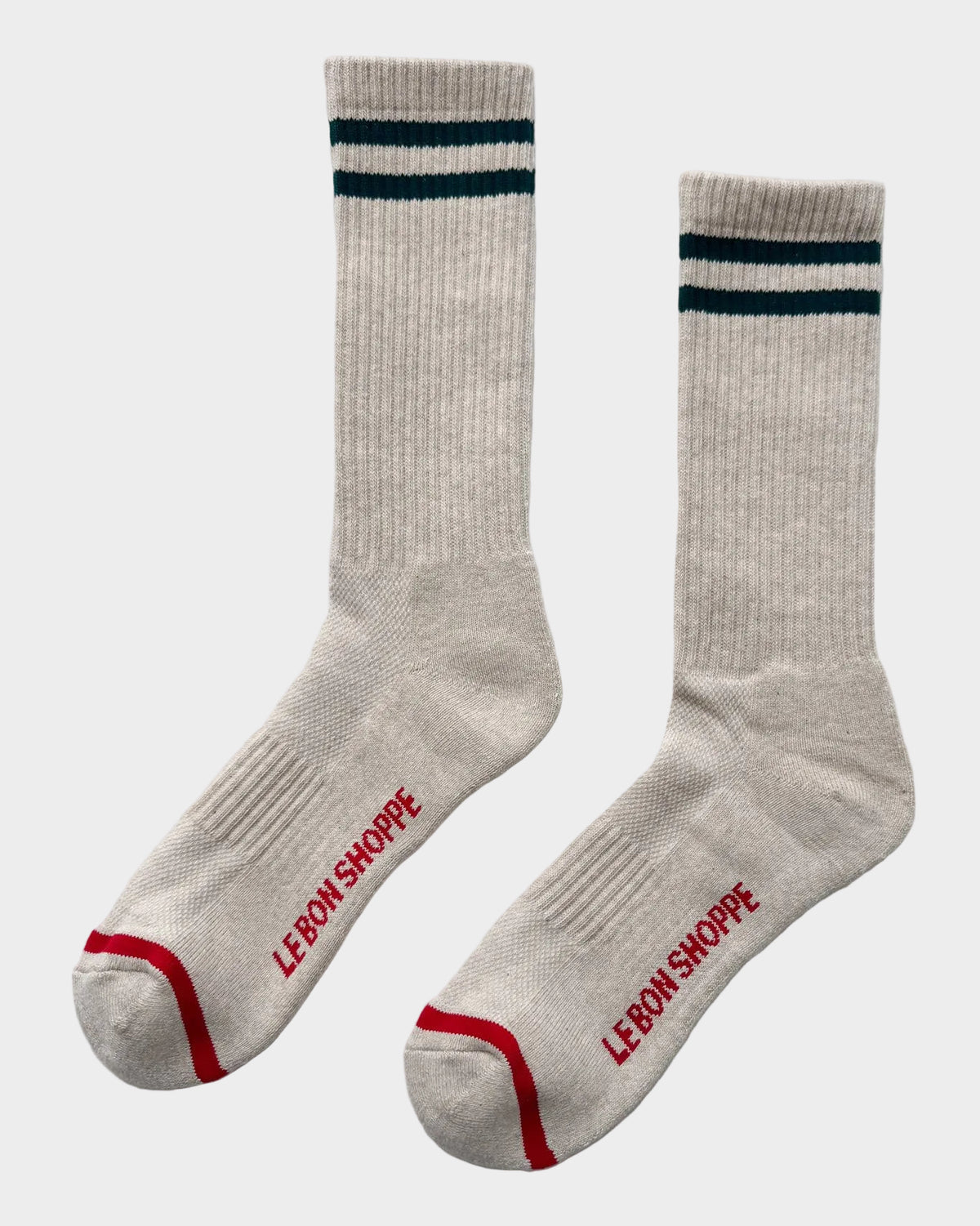 Extended Boyfriend Socks in Oatmeal