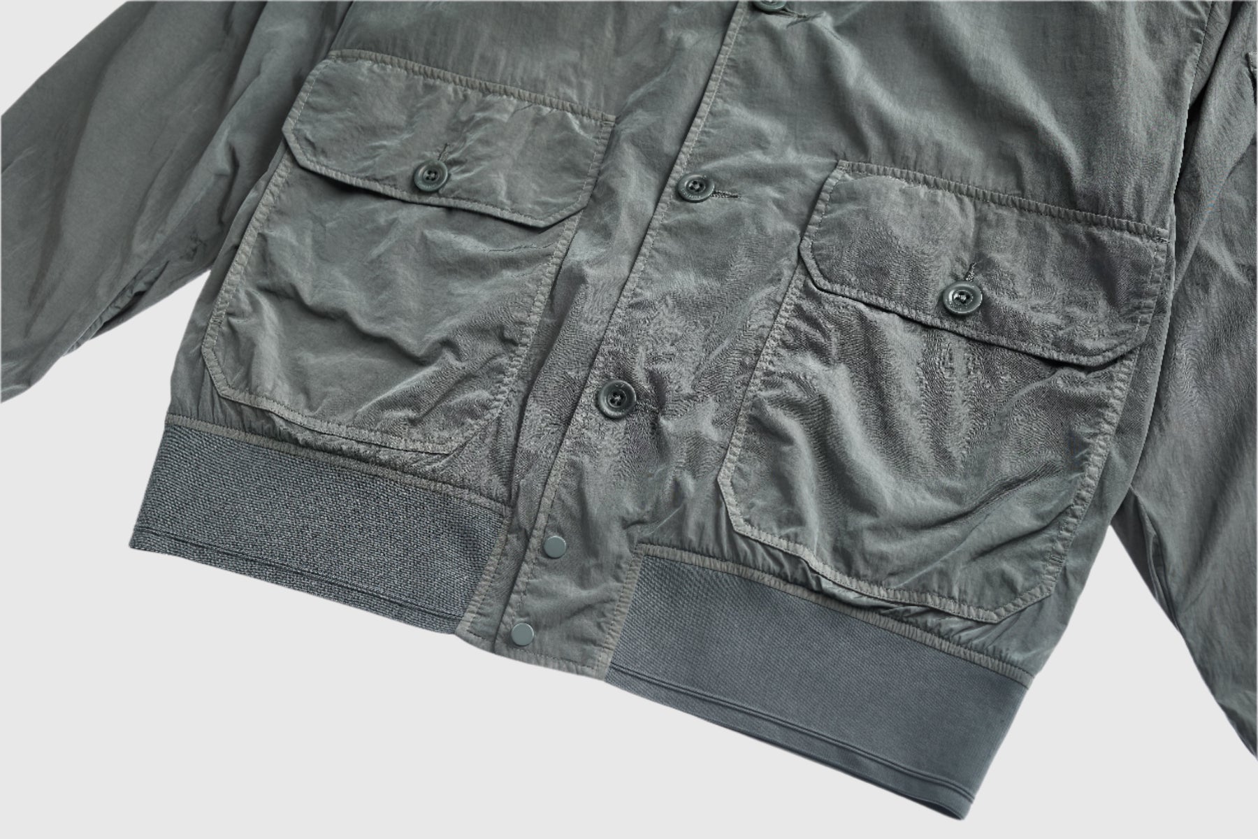 C.P. Company Bomber Jacket in Smoked Pearl