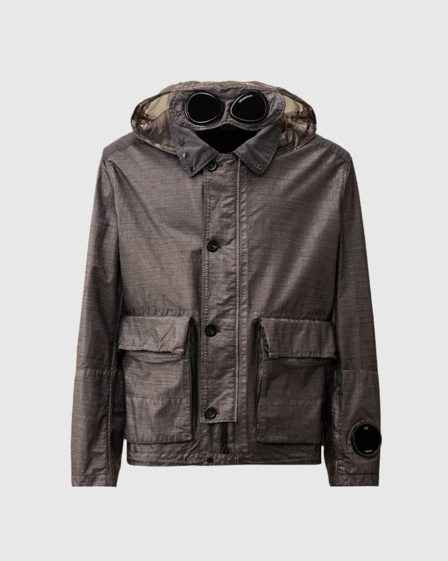 C.P. Company Raffia Mille Jacket in Smoked Pearl | Homme Essentials
