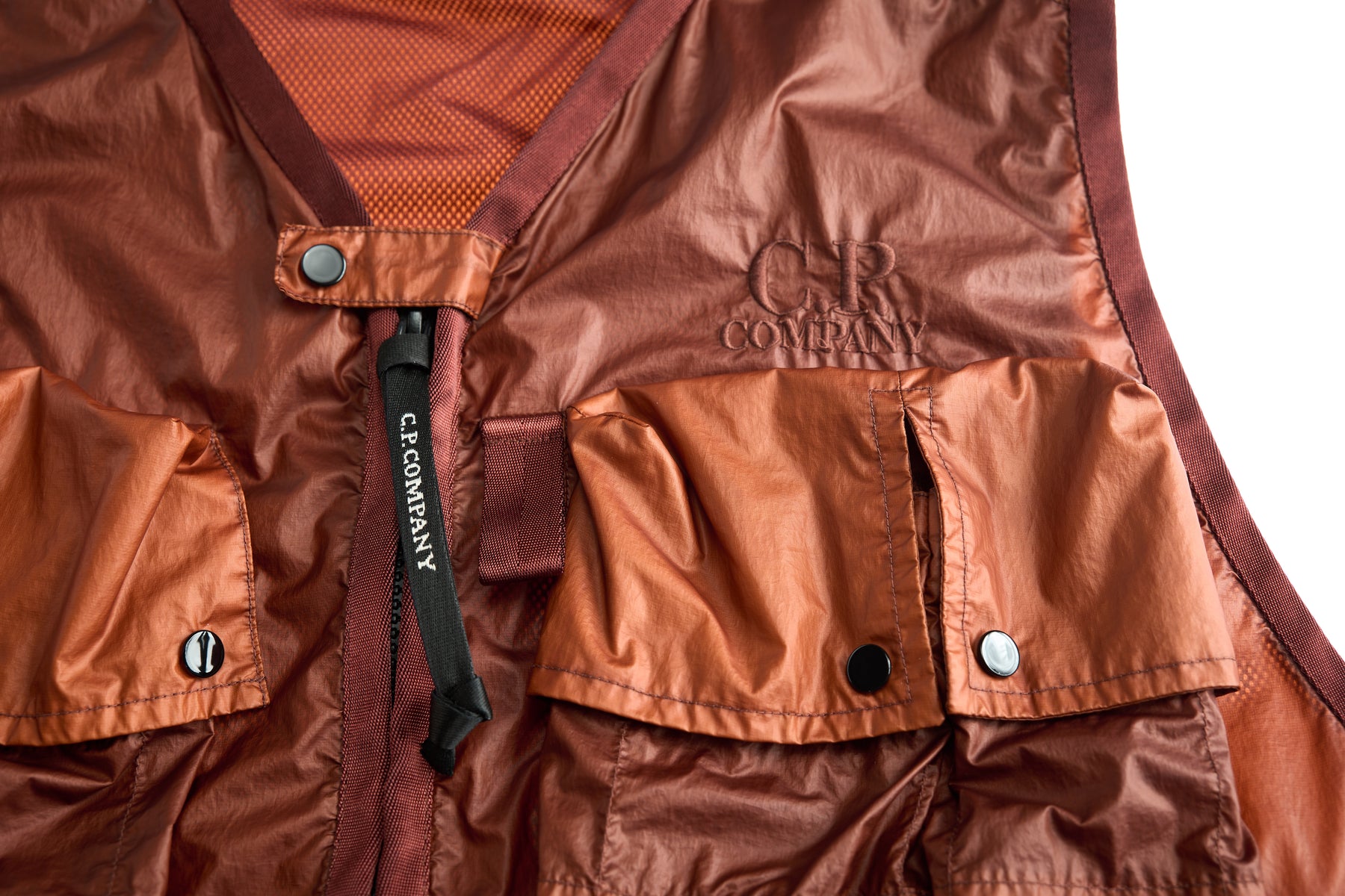 CS II Logo Gilet Vest in Sable