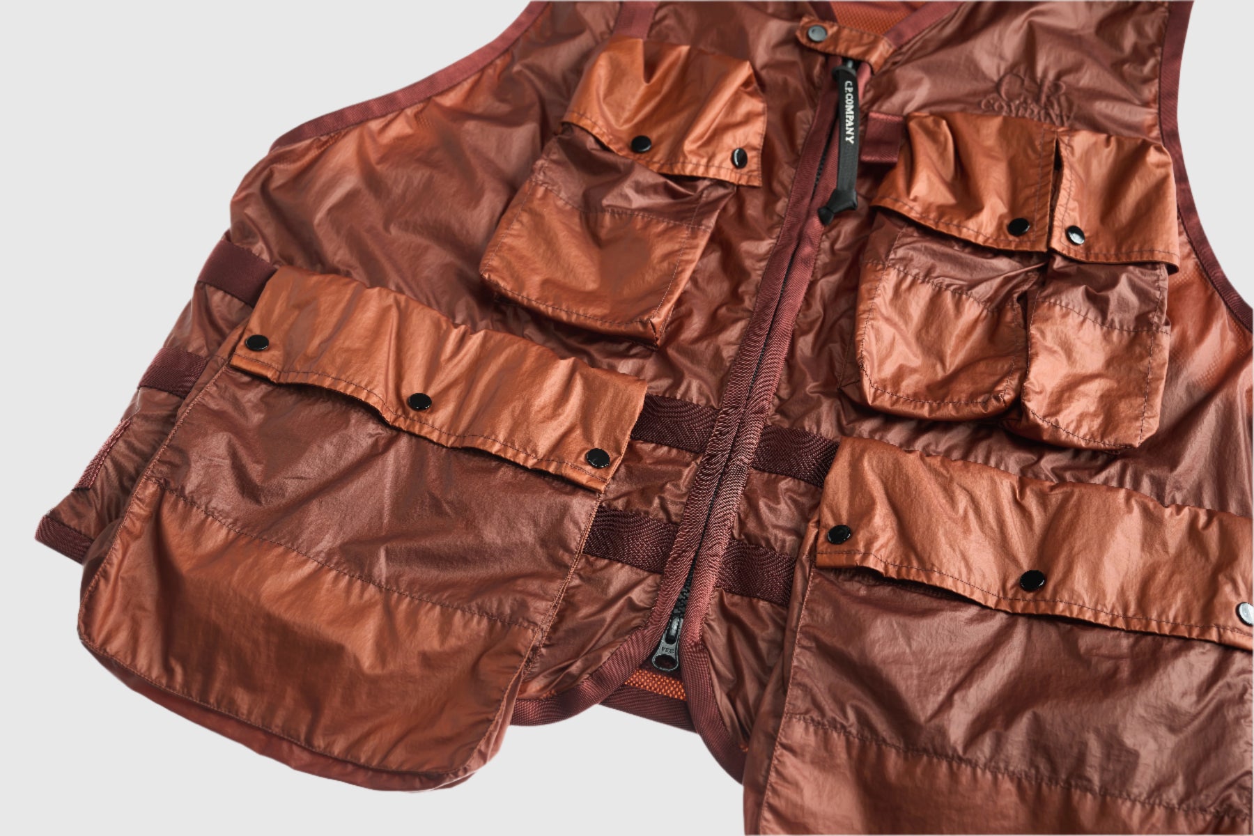 CS II Logo Gilet Vest in Sable