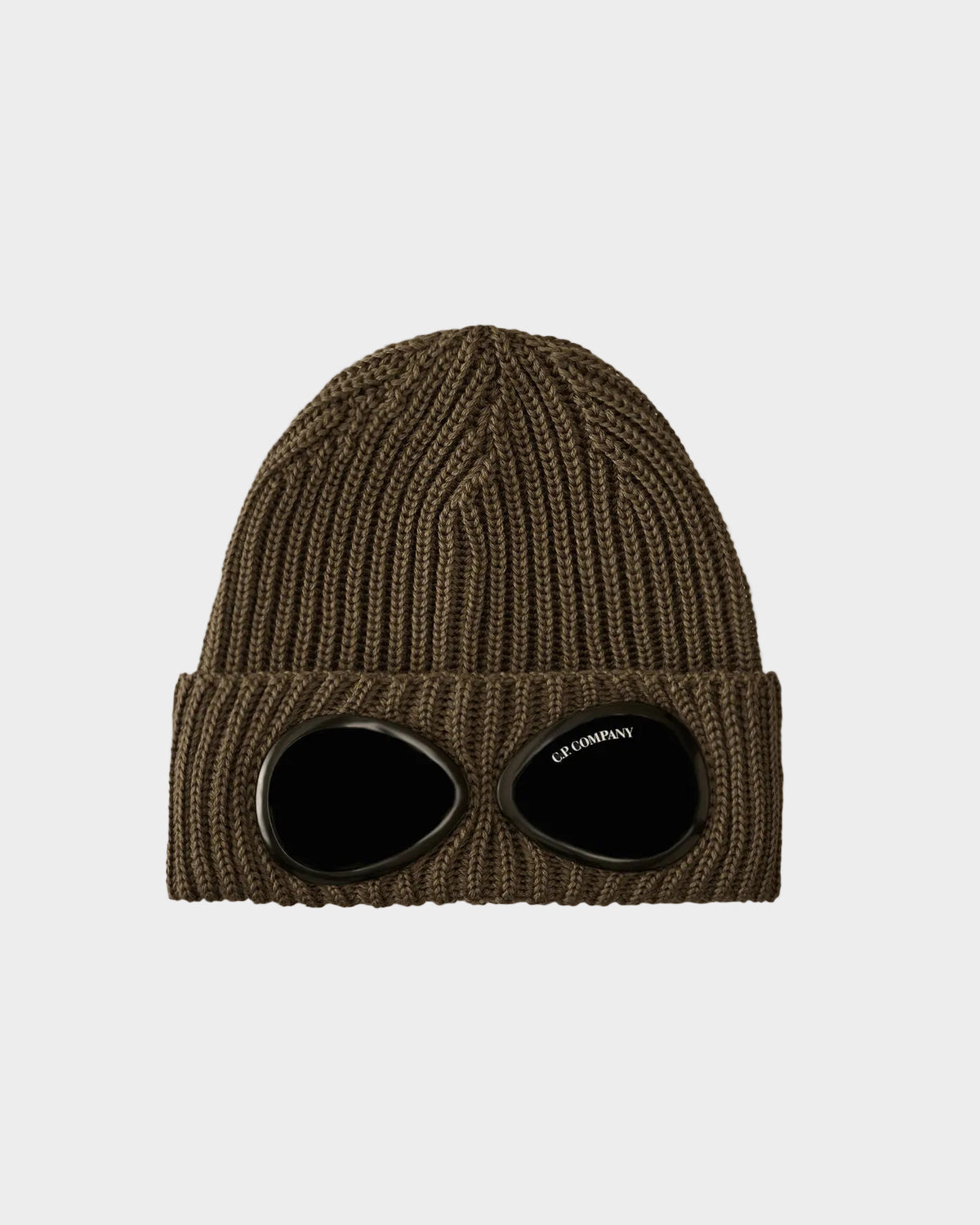 Extra Fine Merino Wool Goggle Beanie in Walnut