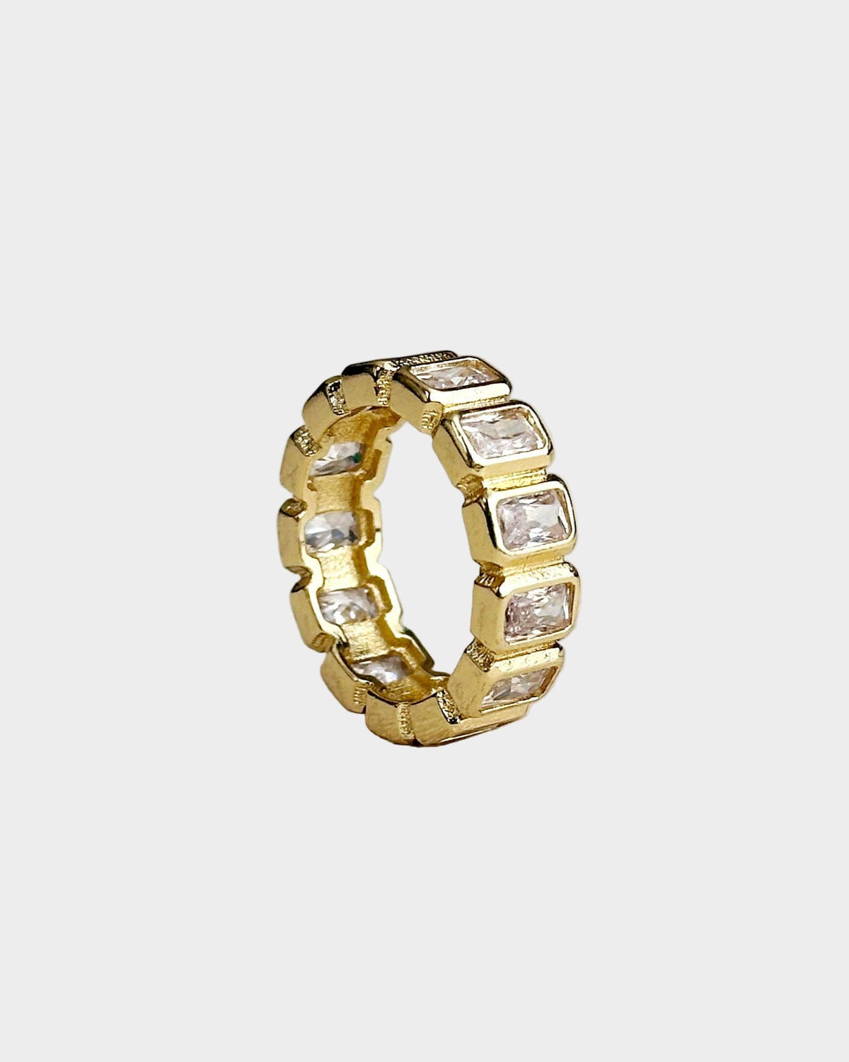18k Gold Filled Crystal Ring