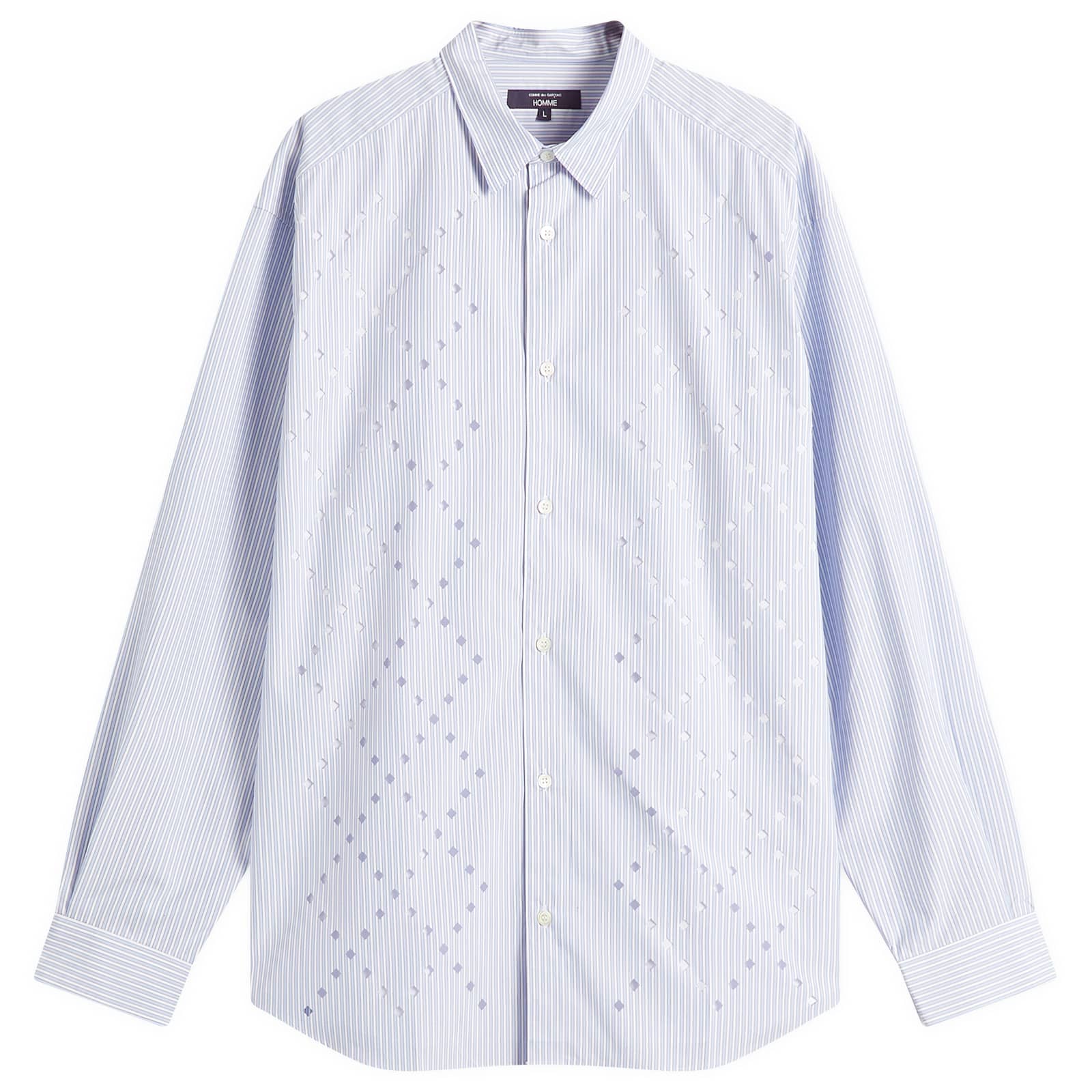 COMME des GARCONS HOMME 長袖シャツ 白S COMME des GARCONS HOMME PLUS(コムデギャルソンオムプリュス