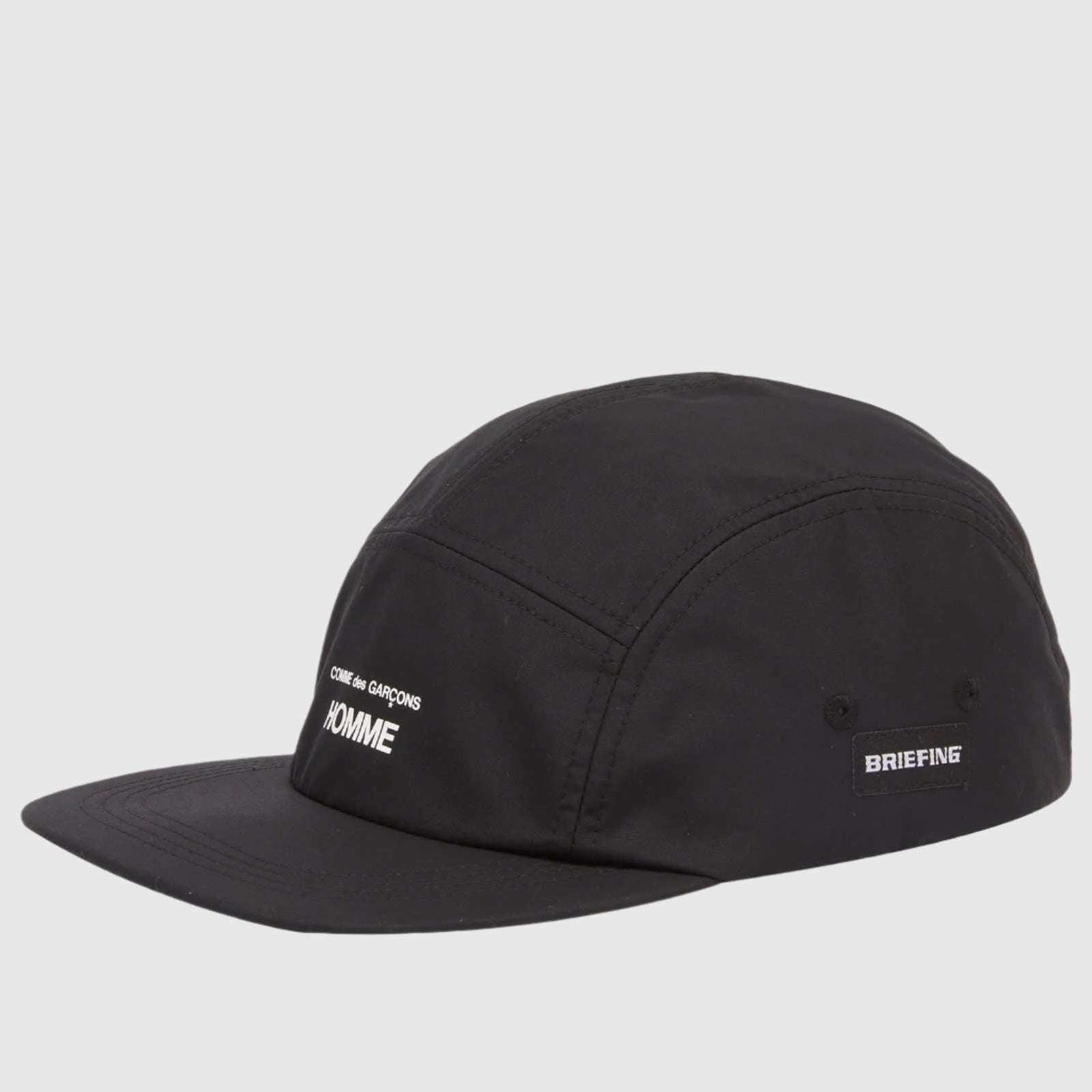 COMME des GARCONS HOMME × BRIEFING CAP Comme Des Garçons Homme Briefing Camp Cap (Black) – Bows and