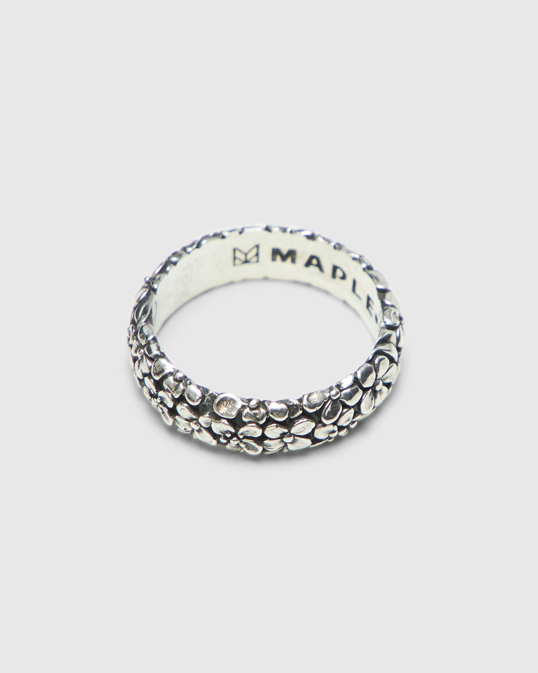 Floral Band in Silver 925