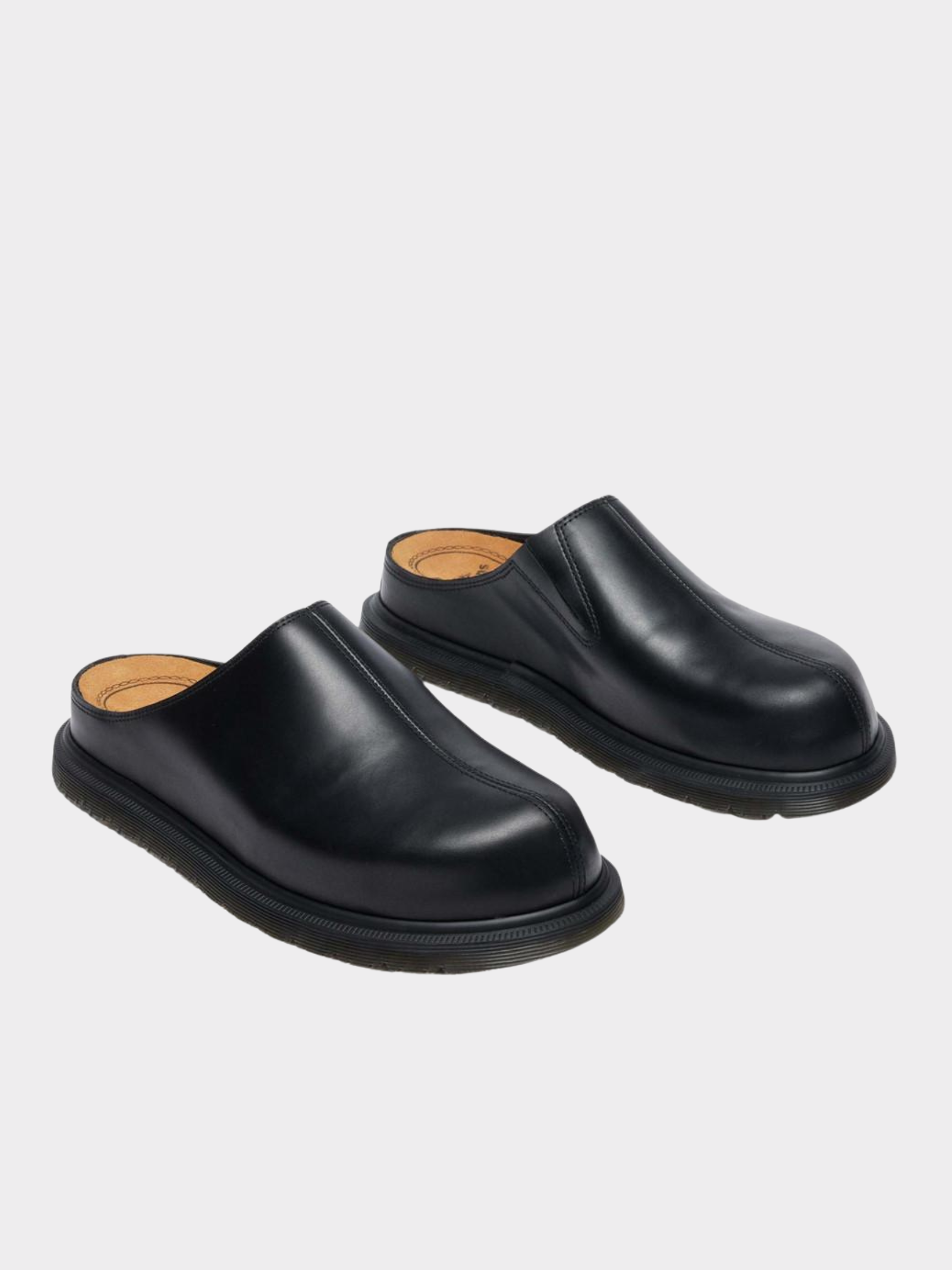 Dr. Martens SAN MULE ブラック UK9 Dr. Martens San Mule in Black : Homme Essentials