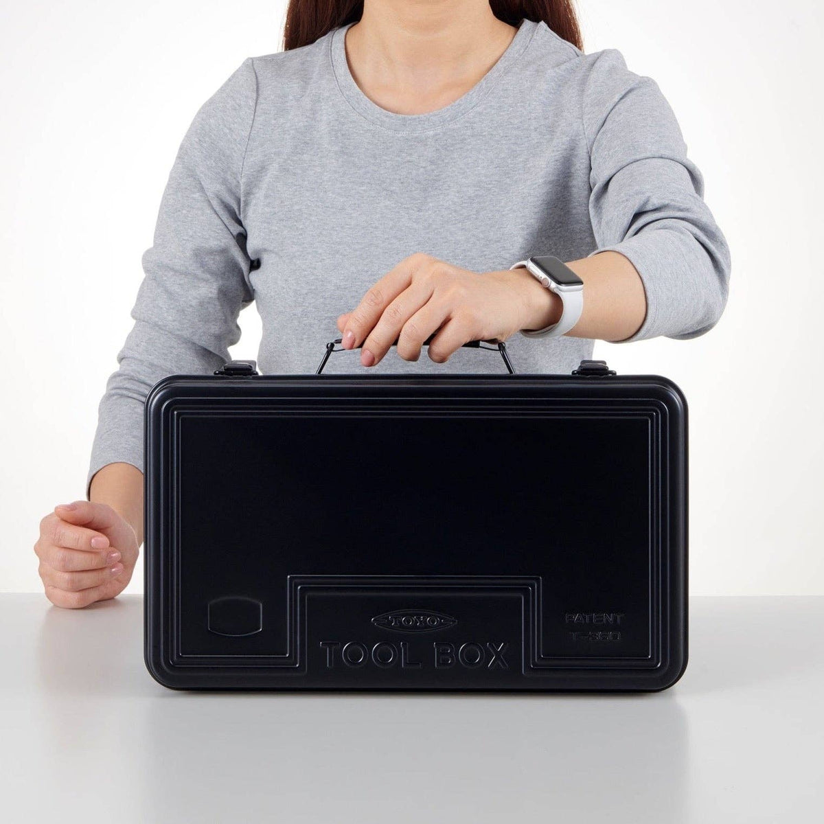 Steel Trunk Toolbox T-360 in Black