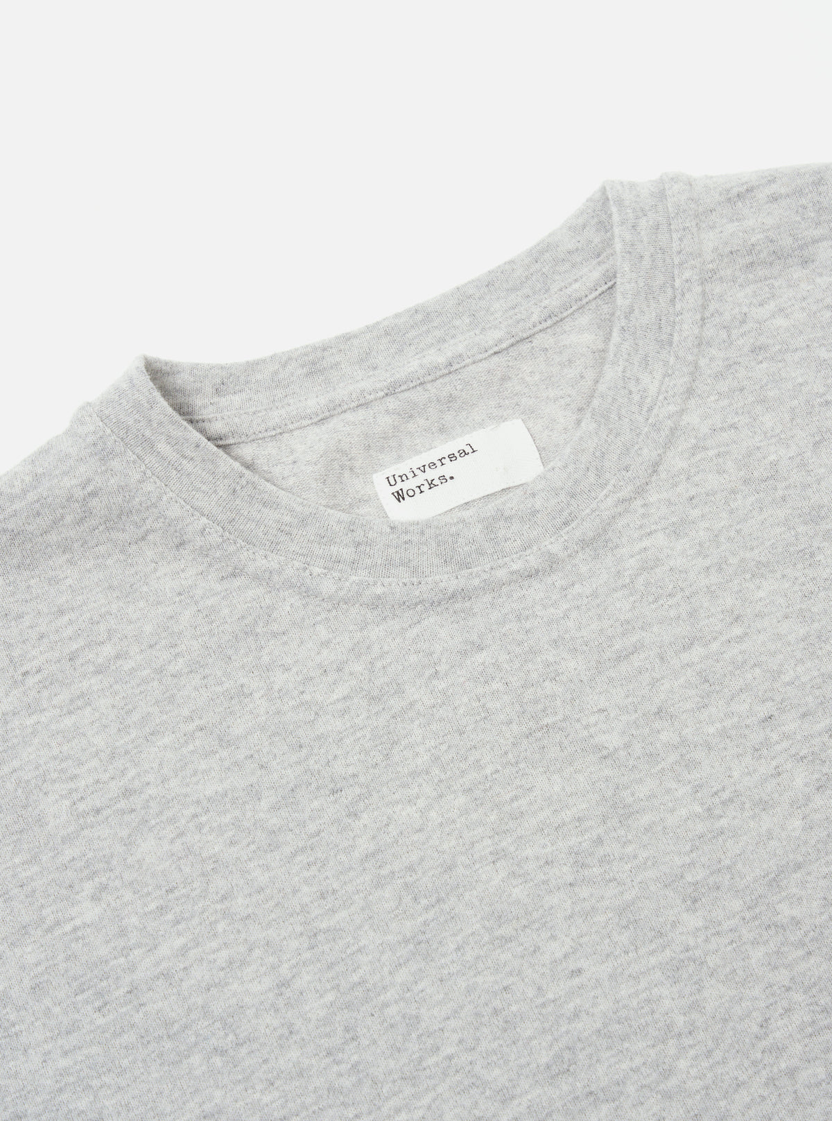 Loose L/S Tee in Grey Marl Recycled Wool Mix