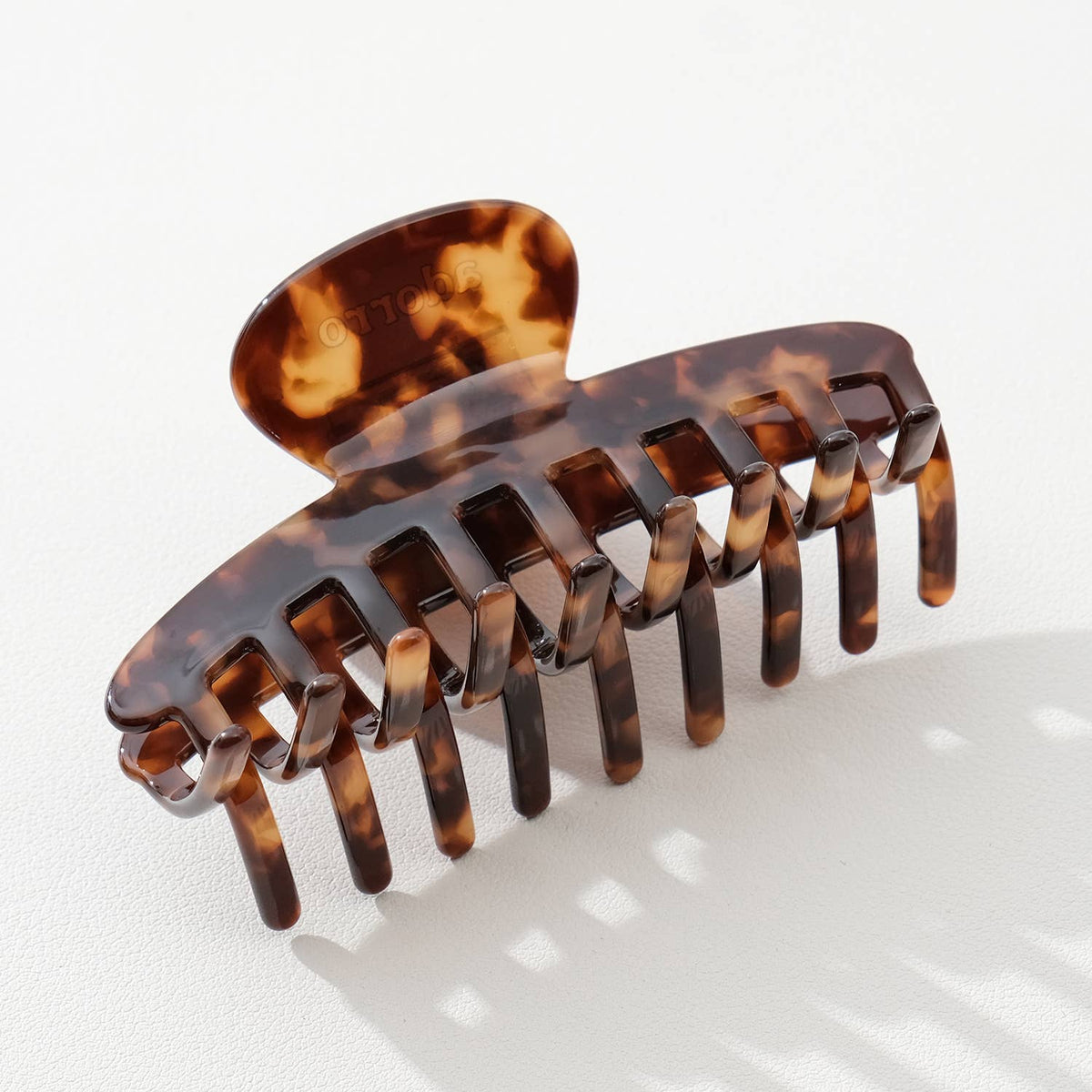 Large Deep Tortoise Narrow Claw Clip