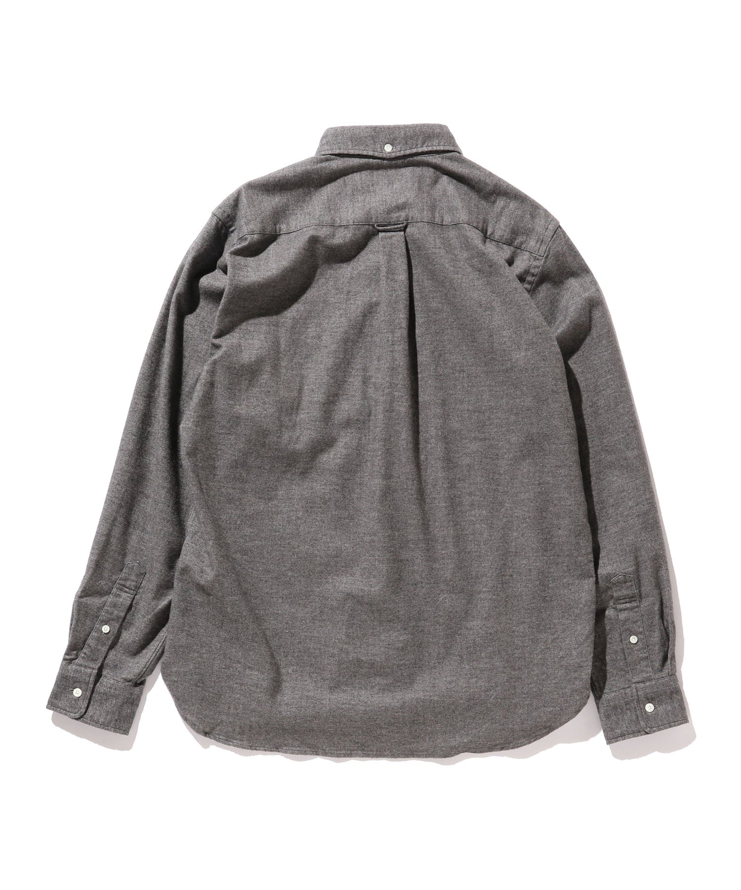 Button Down Flannel Shirt in Grey