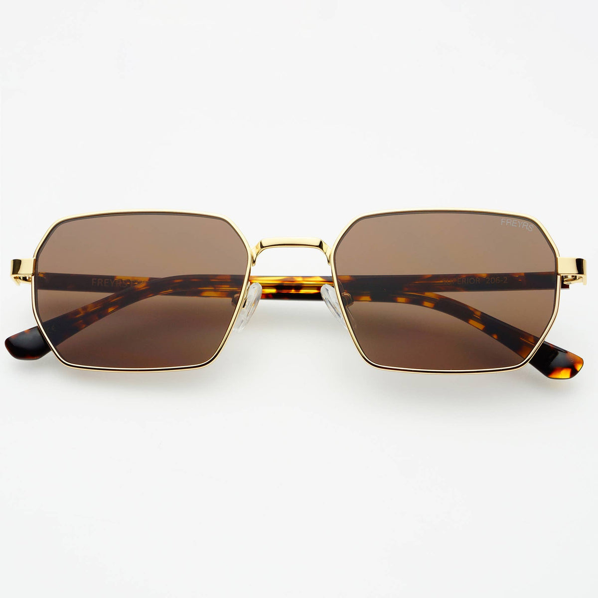 Superior Unisex Sunglasses in Gold