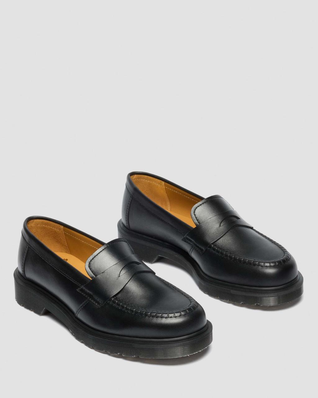 Delapre Made in England Penny Loafer in Black