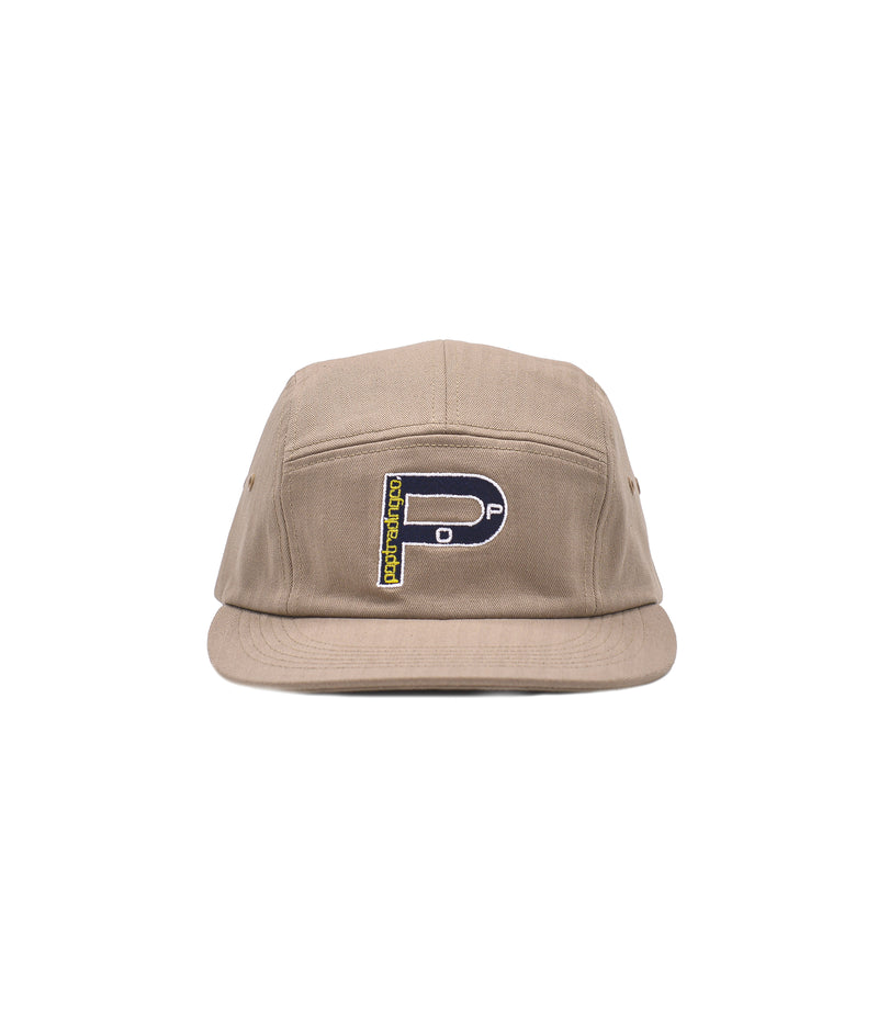 Nautical Herringbone Fivepanel Hat in Khaki