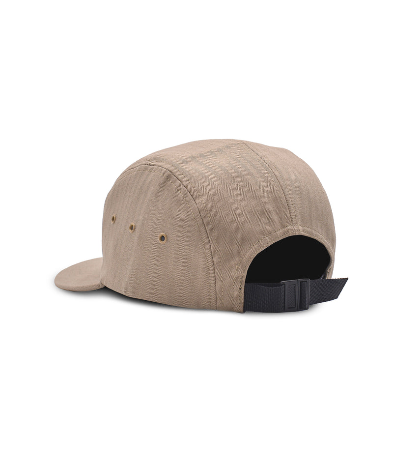 Nautical Herringbone Fivepanel Hat in Khaki