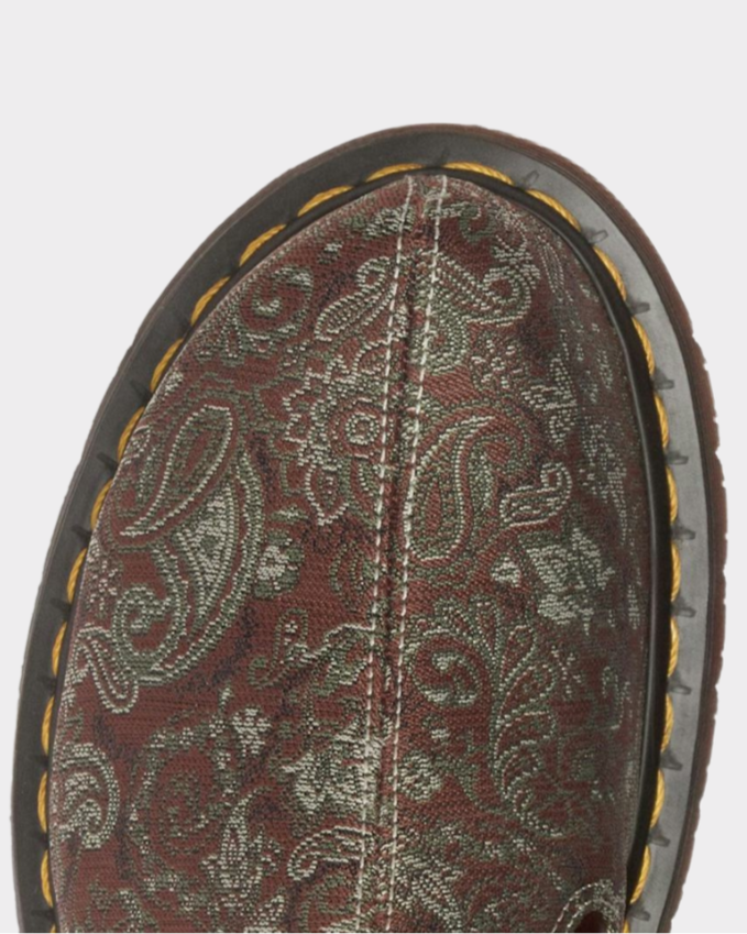 San Mule Jacquard Paisley in Russet Multi