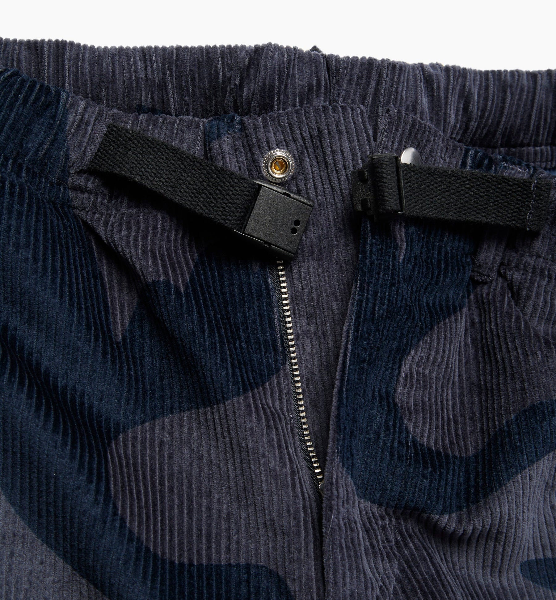 Clipped Wings Corduroy Pants in Greyish Blue