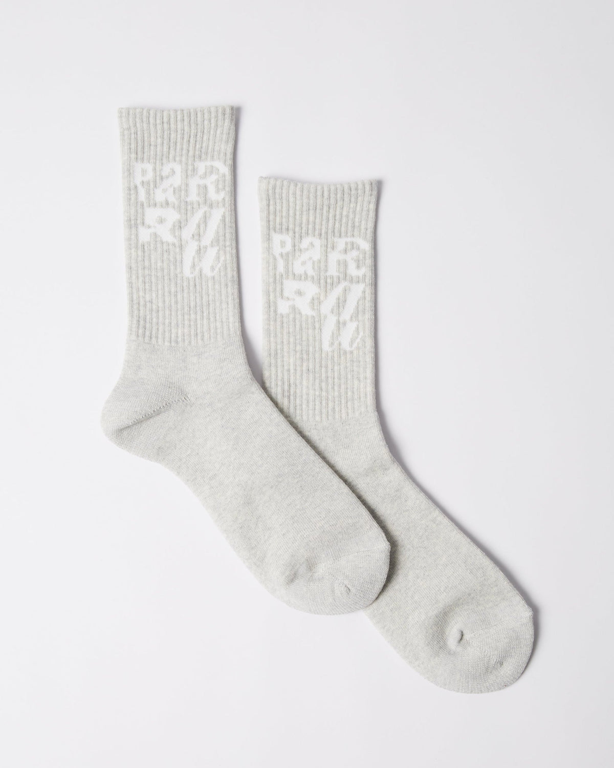 Error Logo Crew Socks in Grey