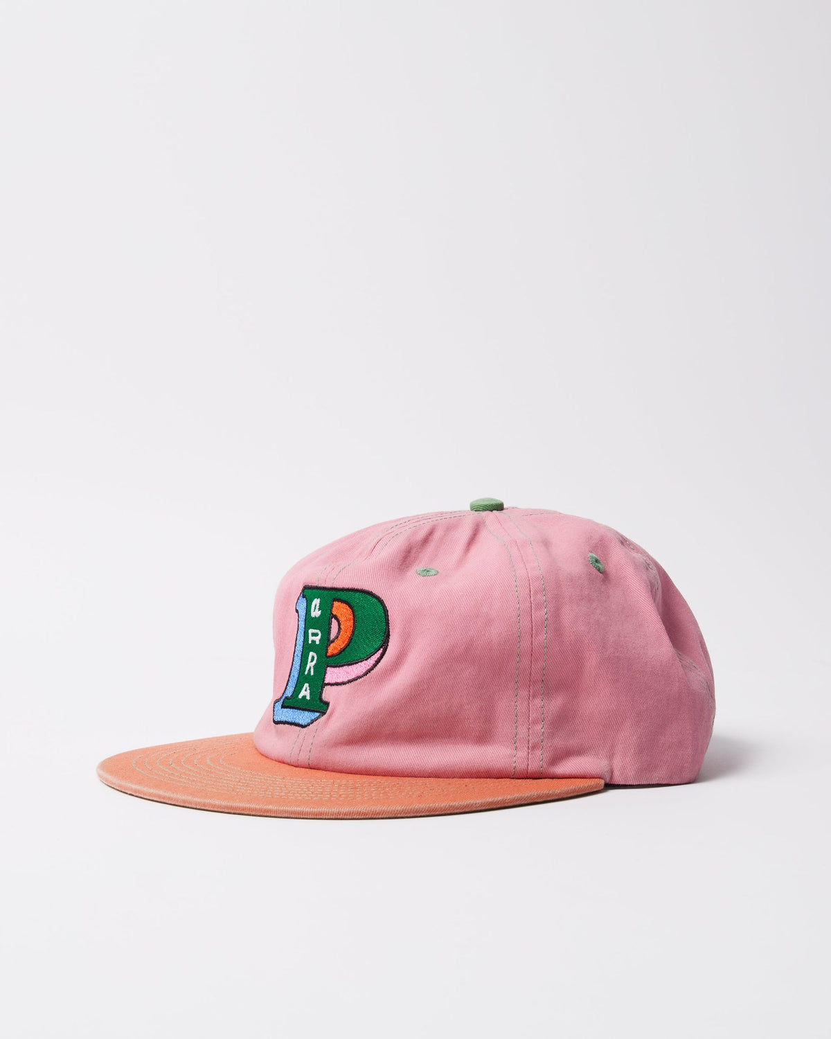 Slanted P Hat in Pink