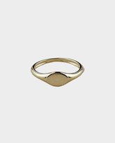 18k Gold Filled Signet Ring