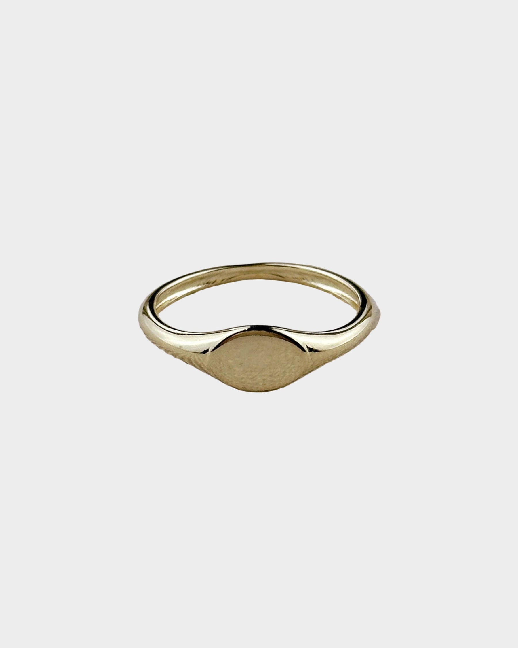 18k Gold Filled Signet Ring