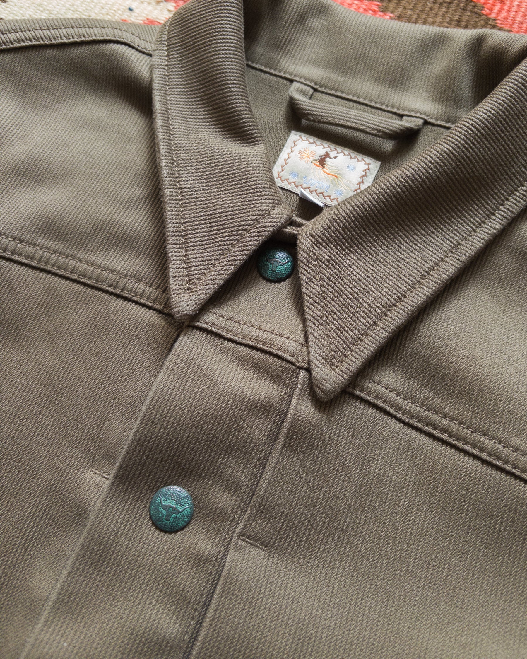 Bedford Cord Ranch Jacket in Faded Olive