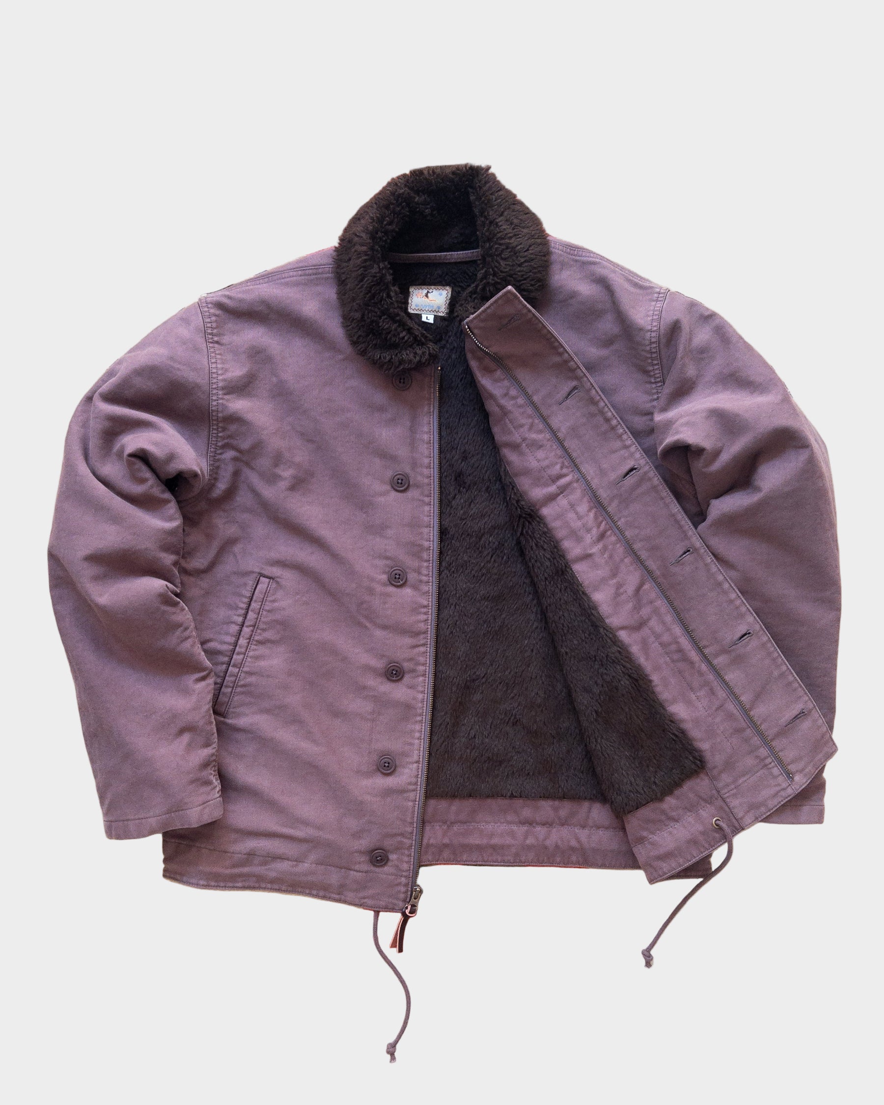 Deck Jacket in Dusty Purple
