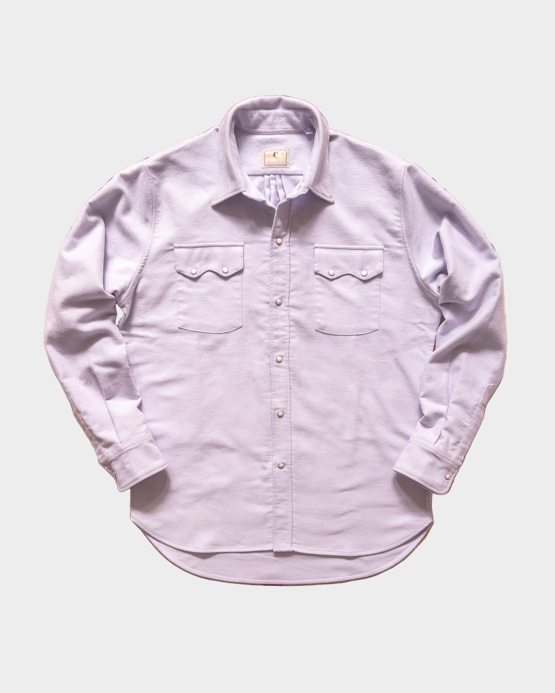 Moleskin Pearlsnap Shirt in Alpenglow