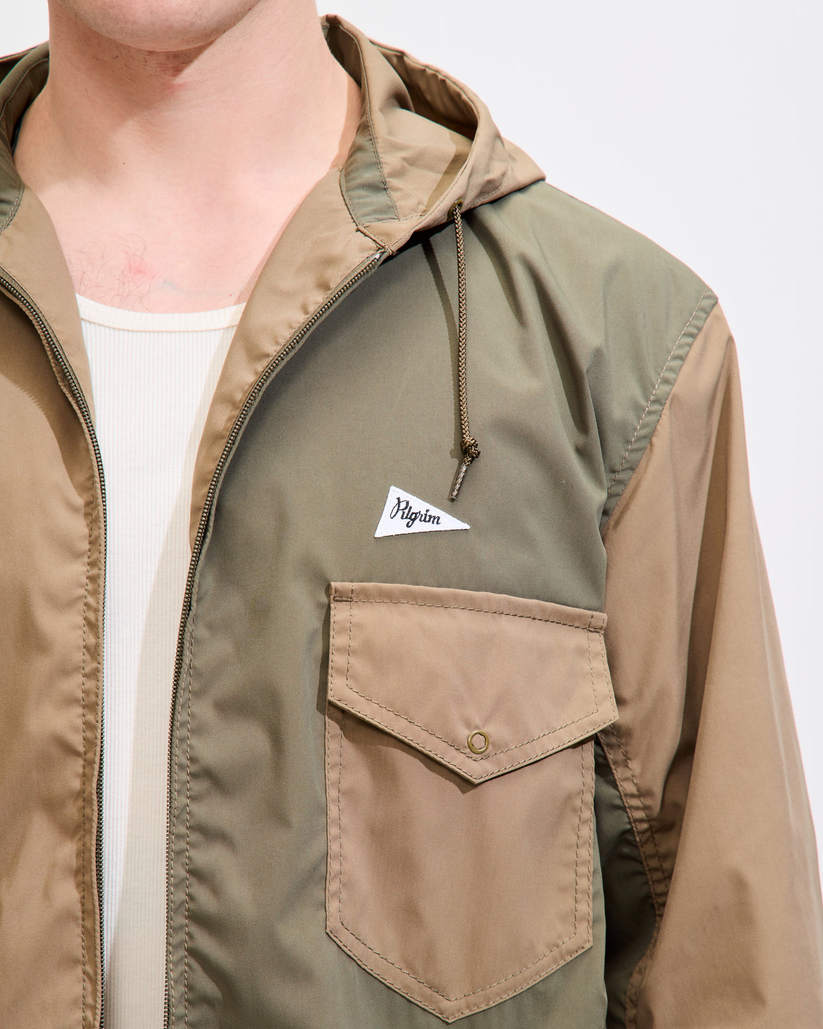 Russel Zip Parka in Awesome Olive