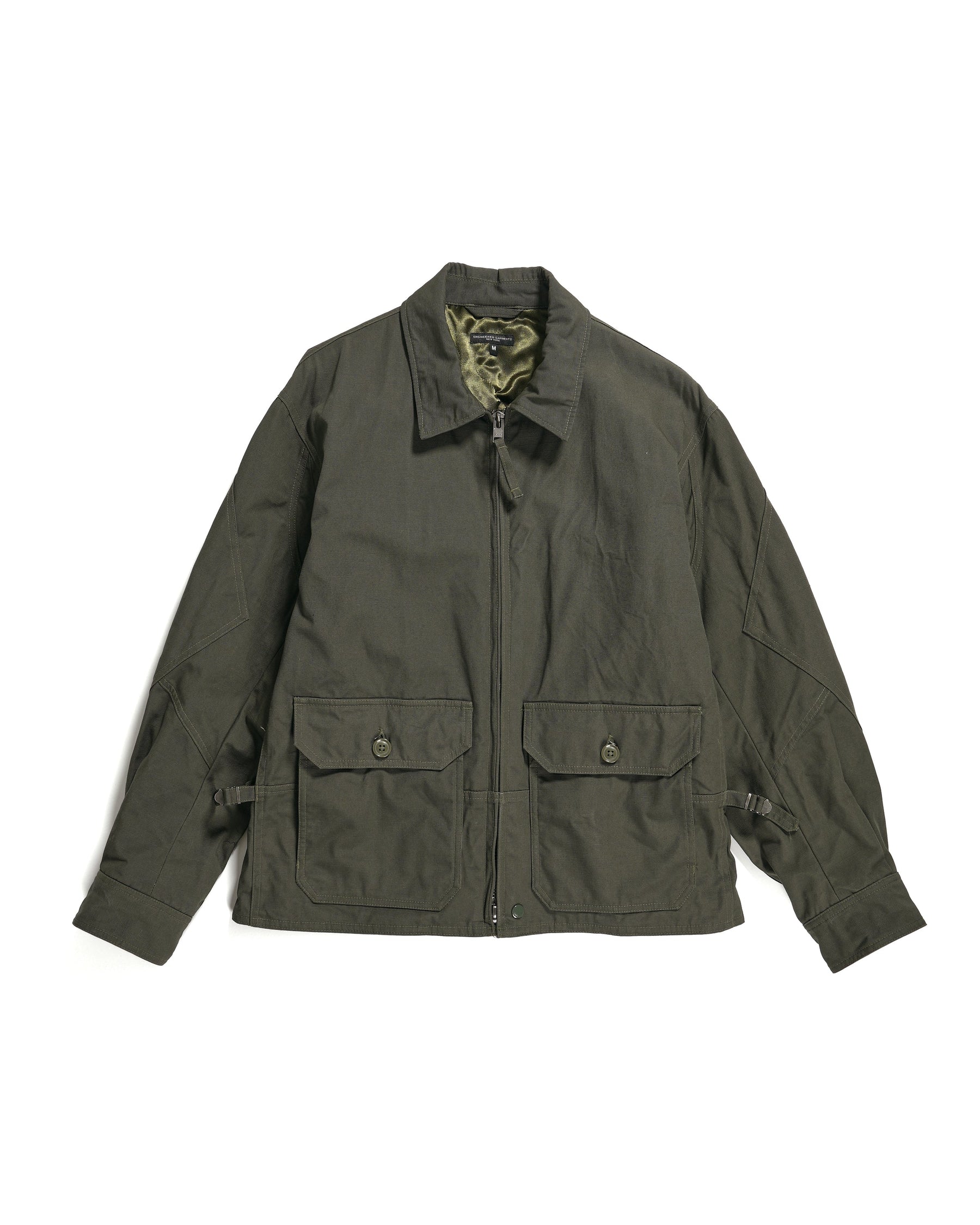 G8 Jacket in Olive Heavyweight Cotton Ripstop
