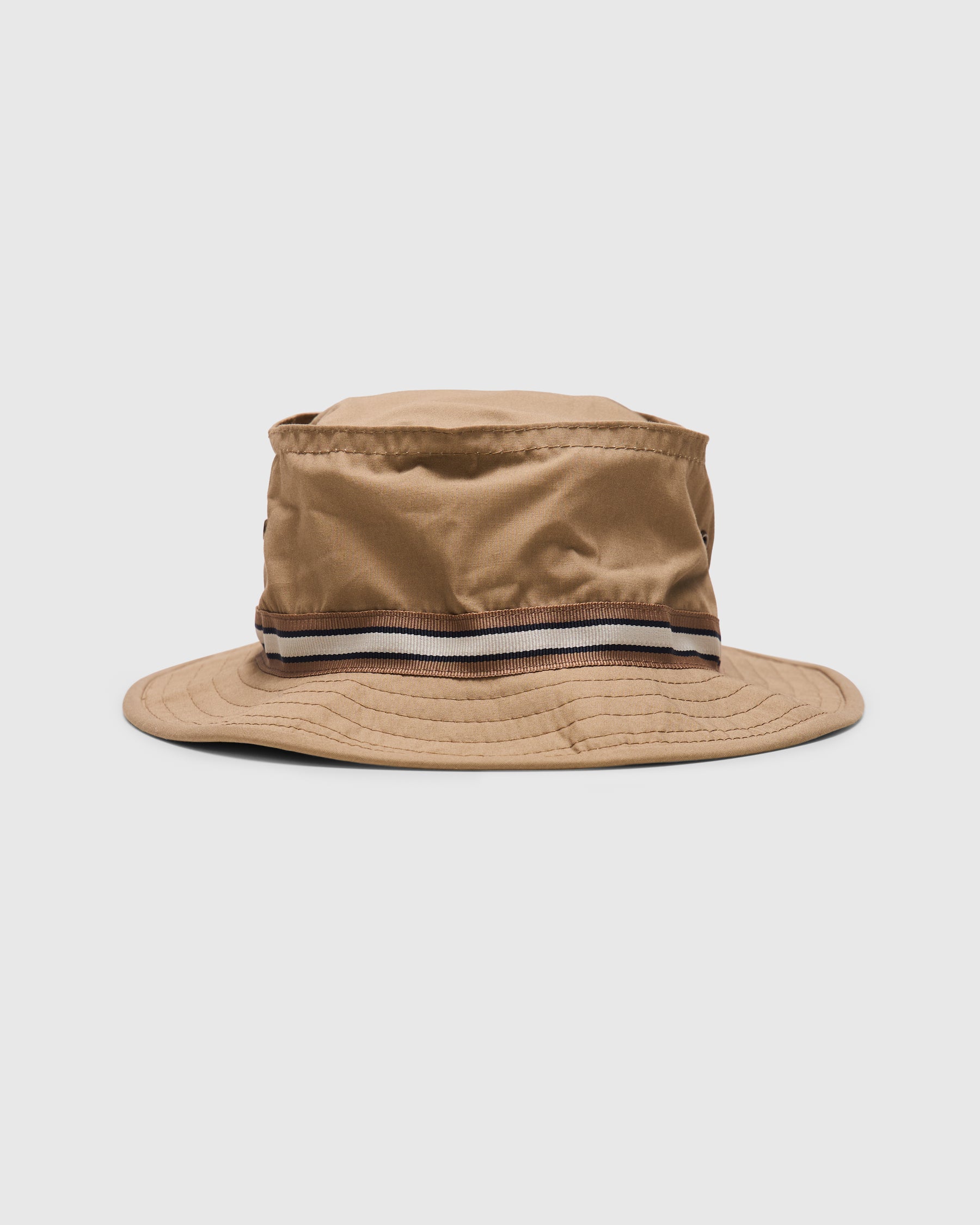 Beams Plus Bucket Hat High Density Cotton in Beige Homme Essentials
