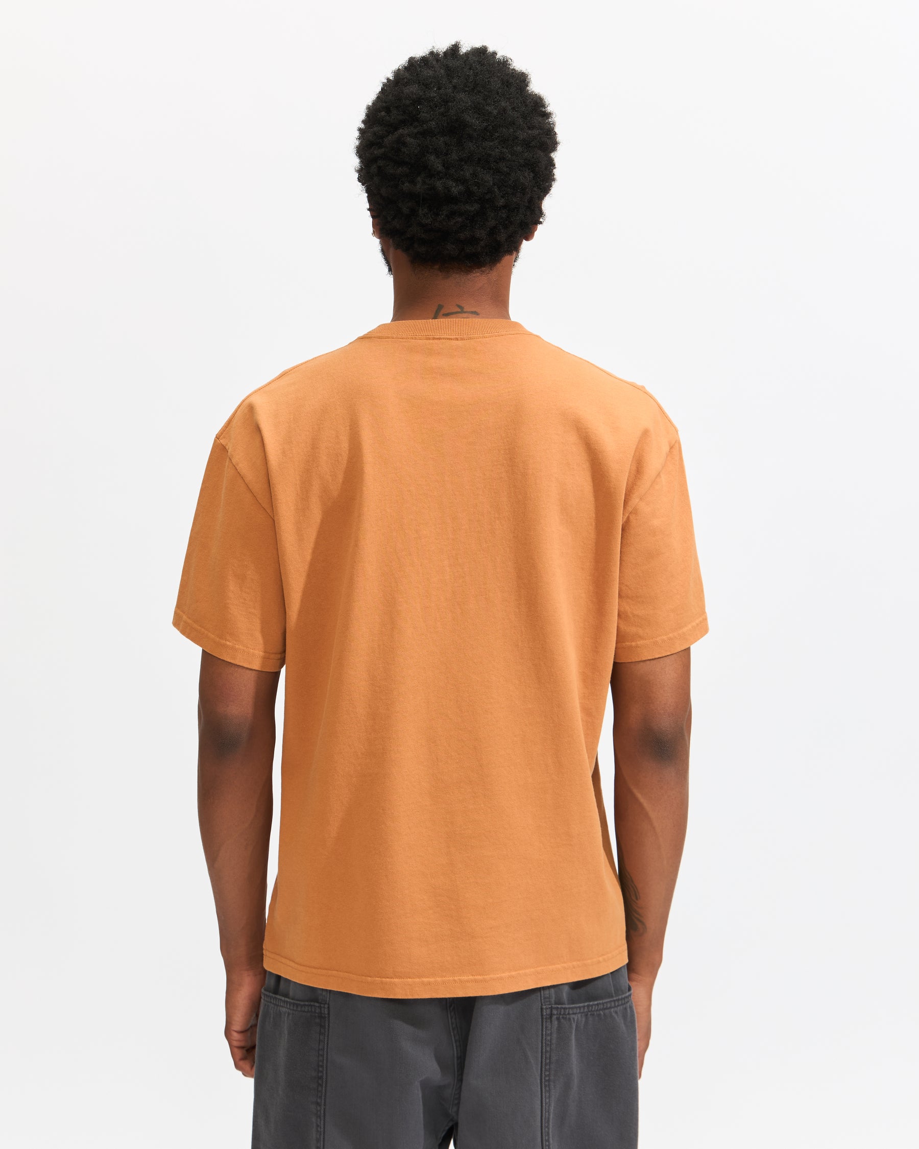Brain Dead Information Age Occultism T-Shirt in Cumin Homme Essentials