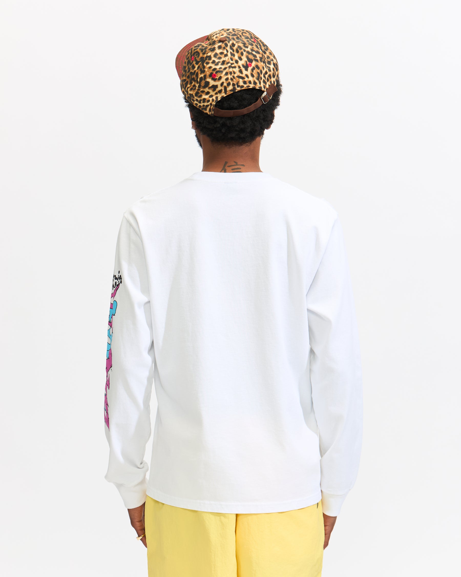 Brain Dead Packing Up Long Sleeve in White Homme Essentials