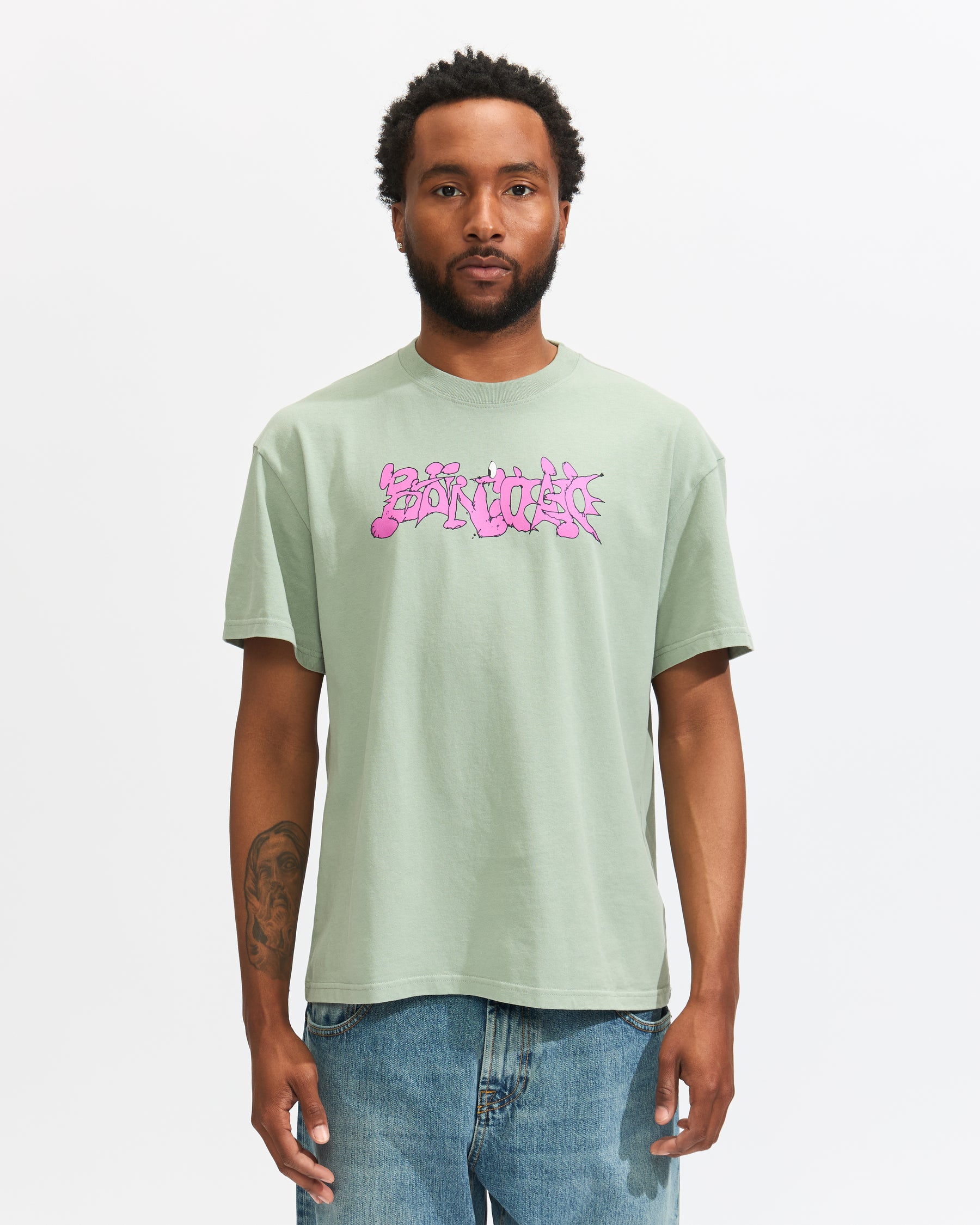 Brain Dead Skram T-Shirt in Seafoam Homme Essentials