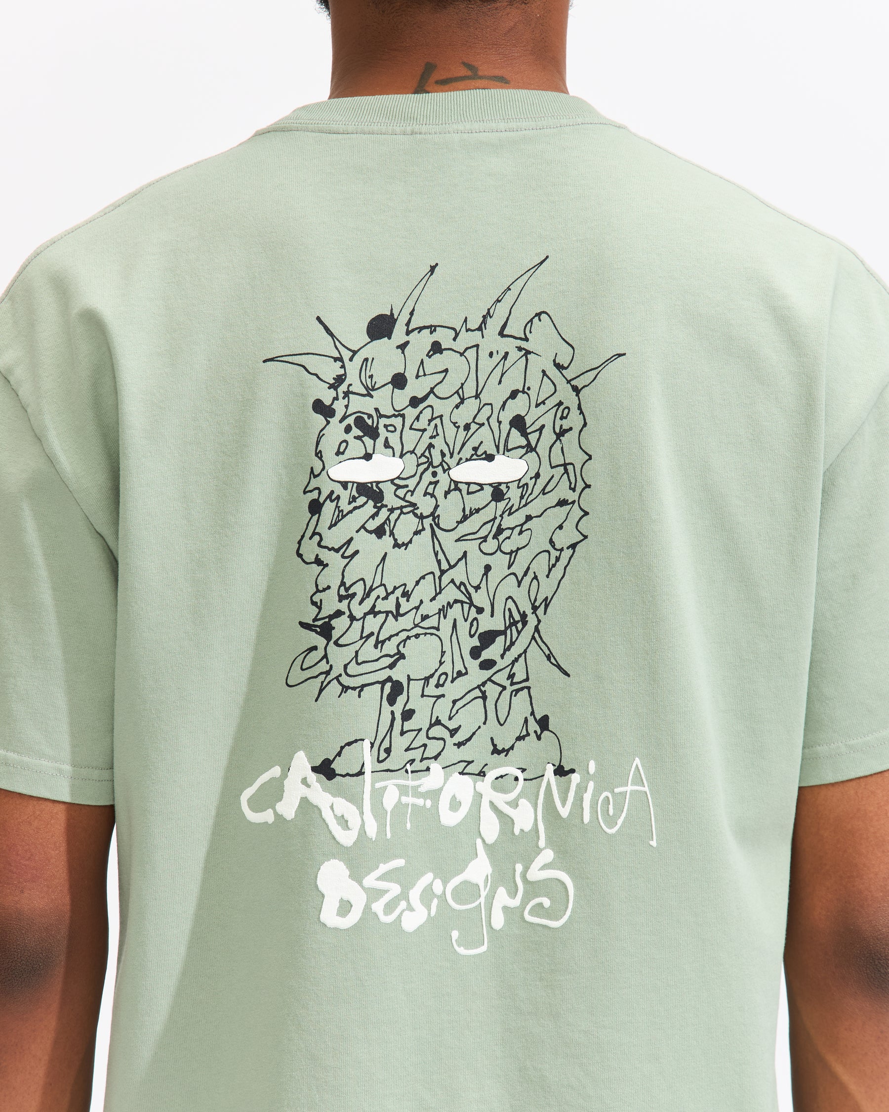 Brain Dead Skram T-Shirt in Seafoam Homme Essentials