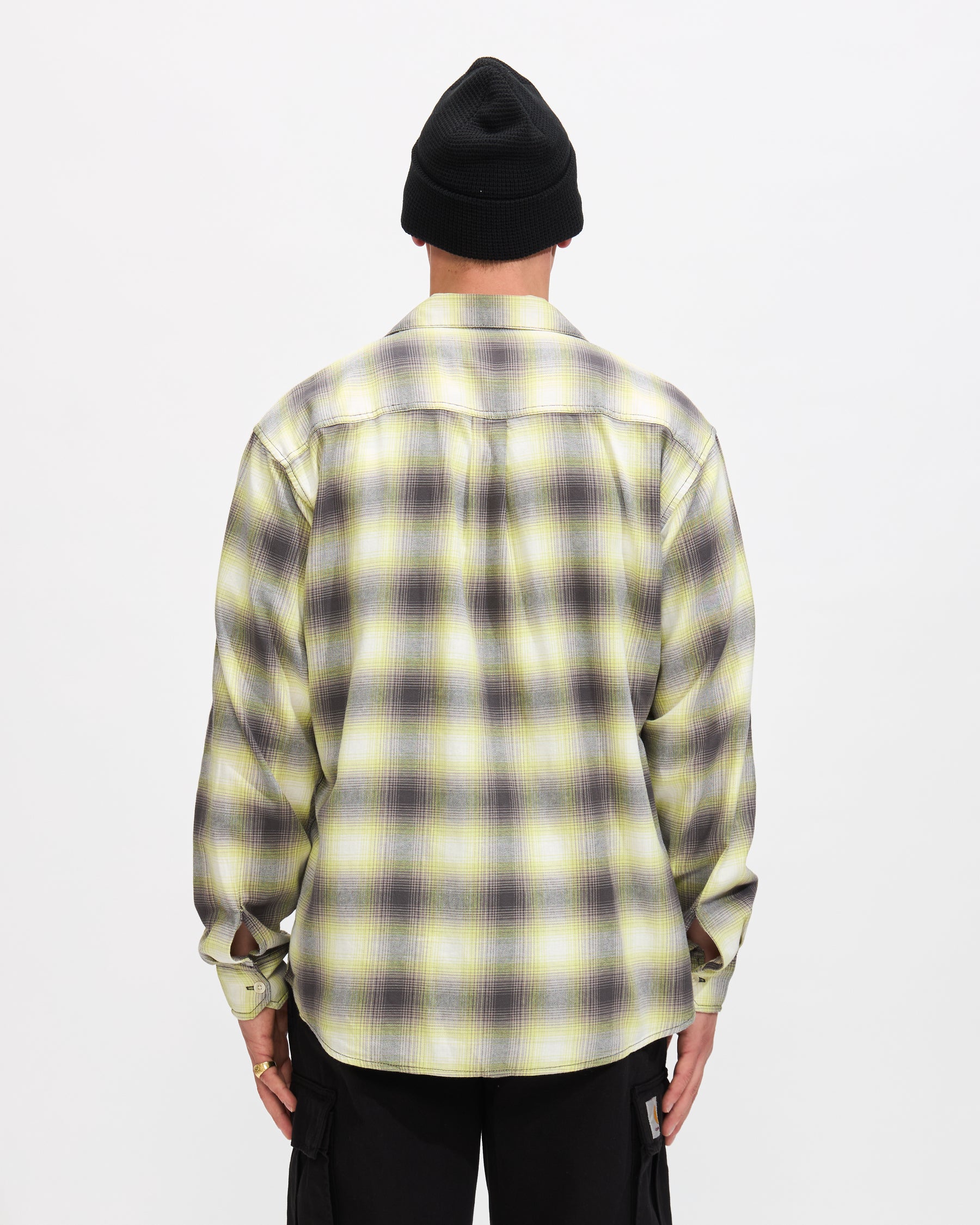 Carhartt WIP Blanchard Shirt in Arctic Lime Homme Essentials