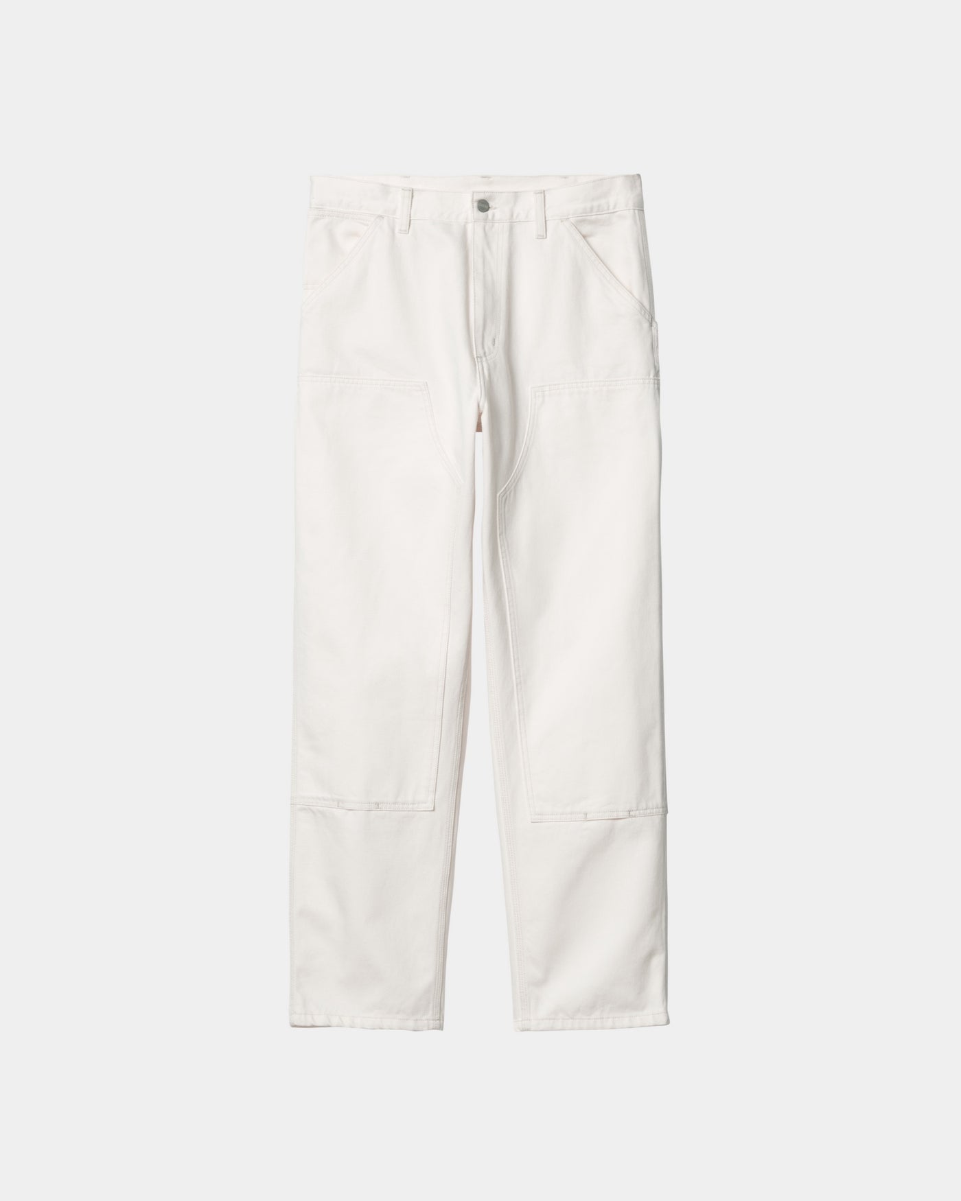 Carhartt WIP Double Knee Denim Pant White Homme Essentials