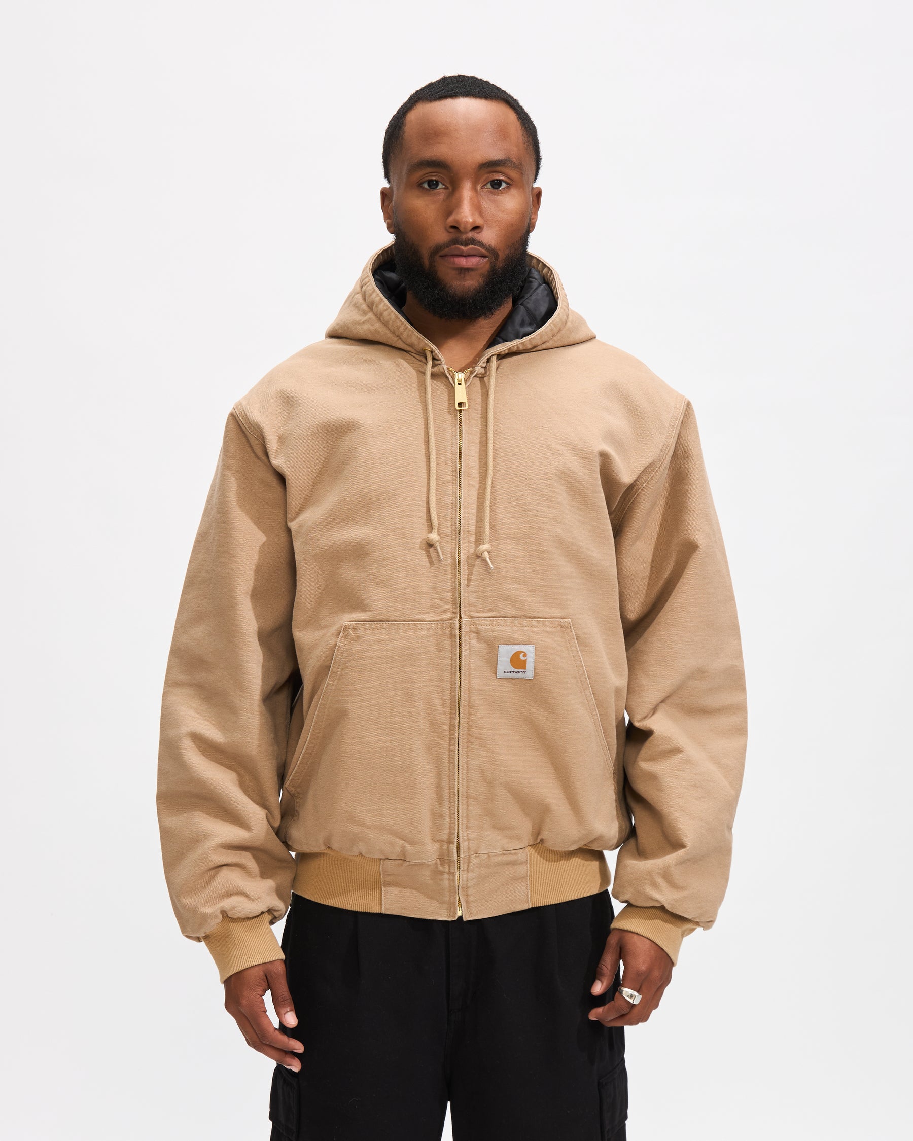 Carhartt WIP OG Active Jacket in Peanut Aged Canvas Homme Essentials