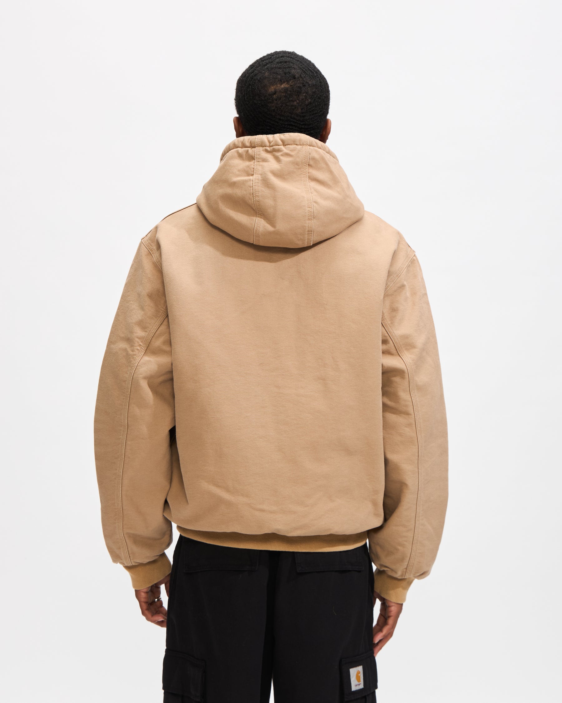 Carhartt WIP OG Active Jacket in Peanut Aged Canvas Homme Essentials