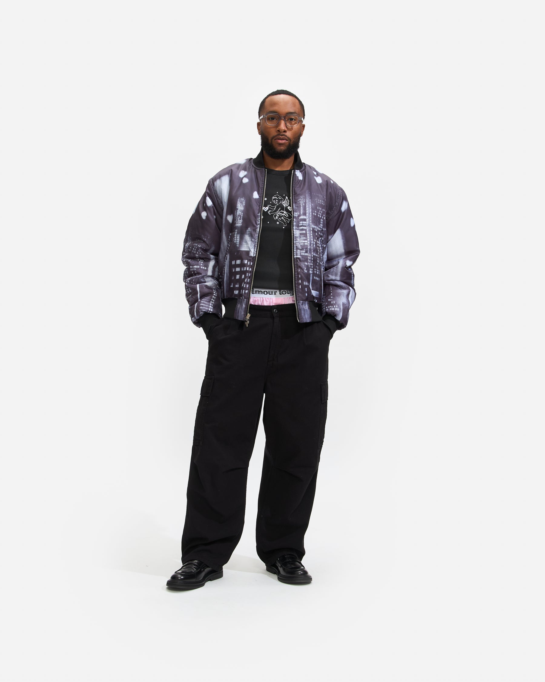 Carne Bollente City Sensations Jacket in Black Homme Essentials