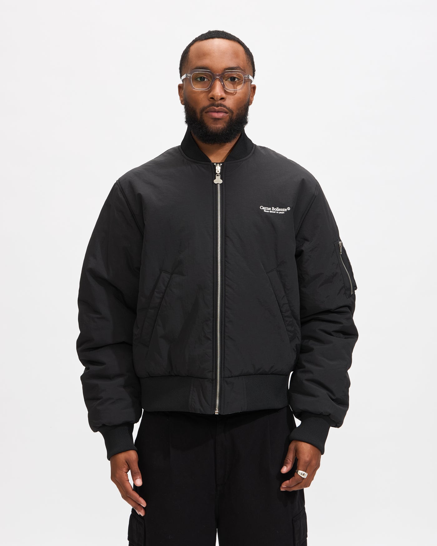 Carne Bollente City Sensations Jacket in Black Homme Essentials