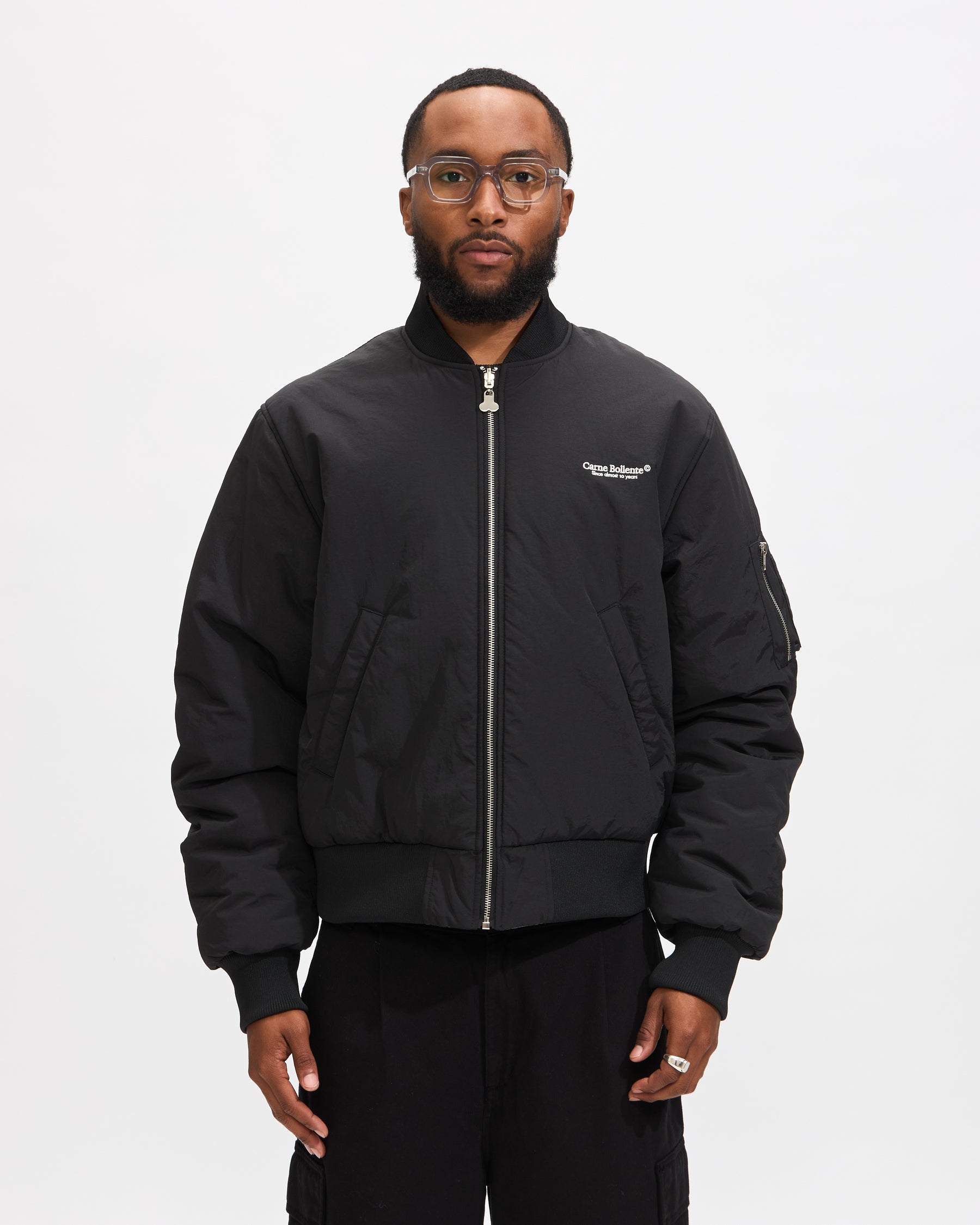 Carne Bollente City Sensations Jacket in Black Homme Essentials