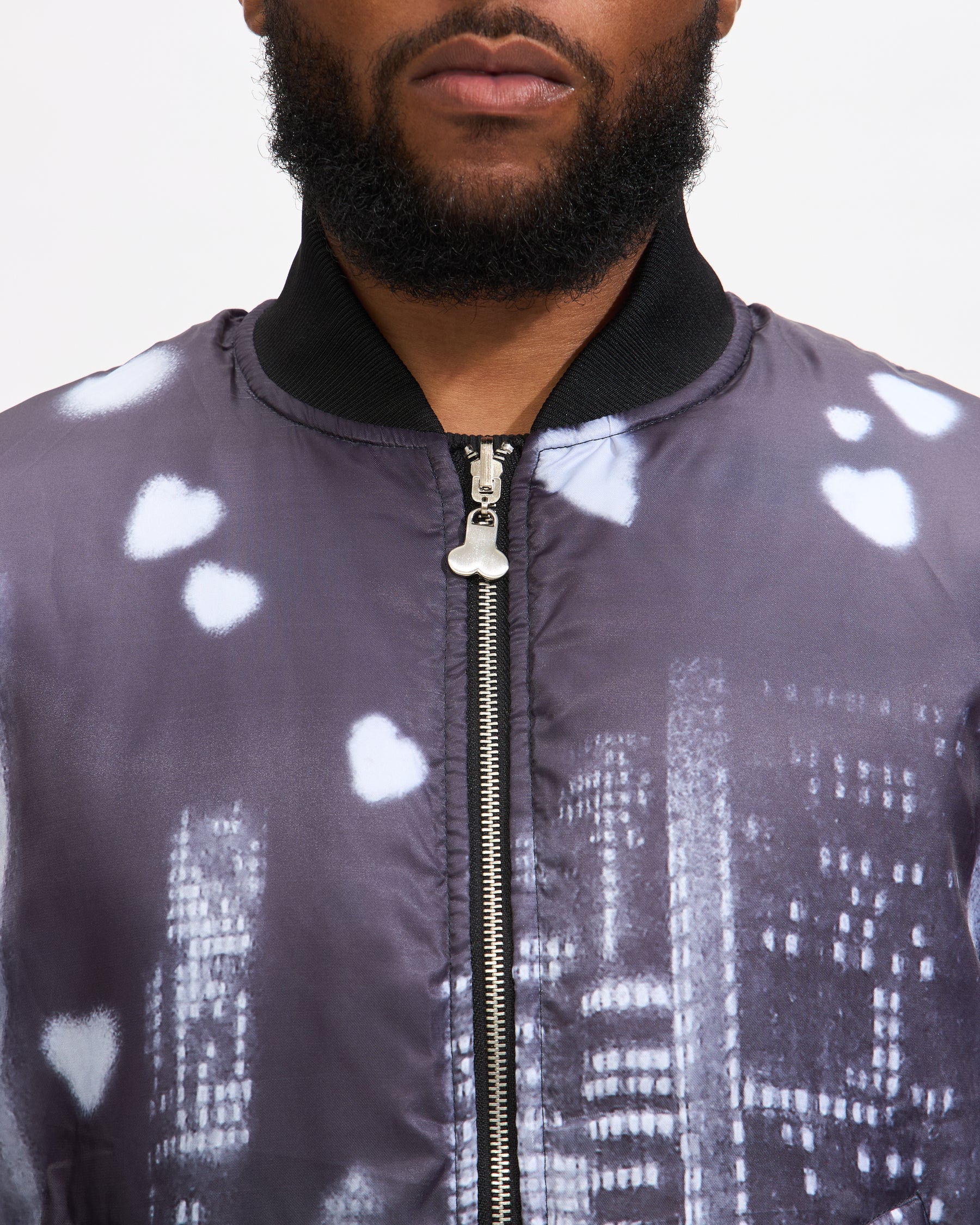 Carne Bollente City Sensations Jacket in Black Homme Essentials