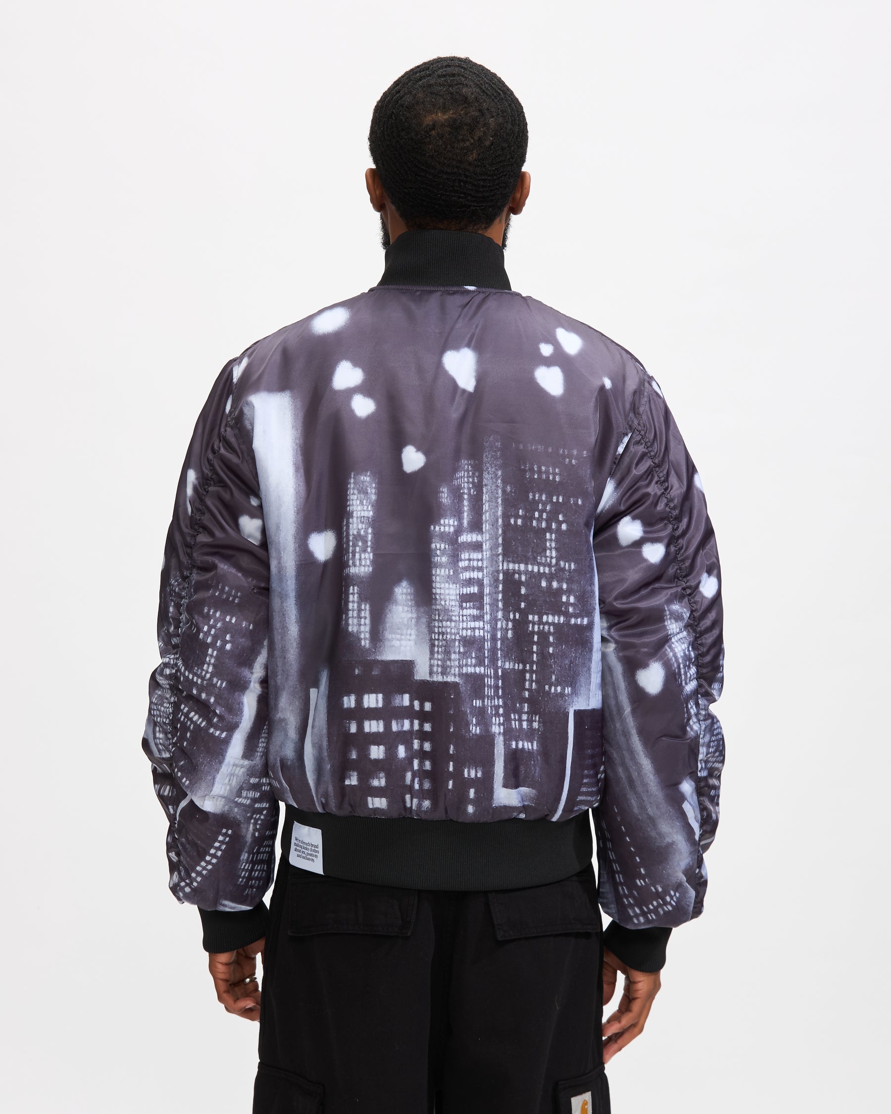 Carne Bollente City Sensations Jacket in Black Homme Essentials