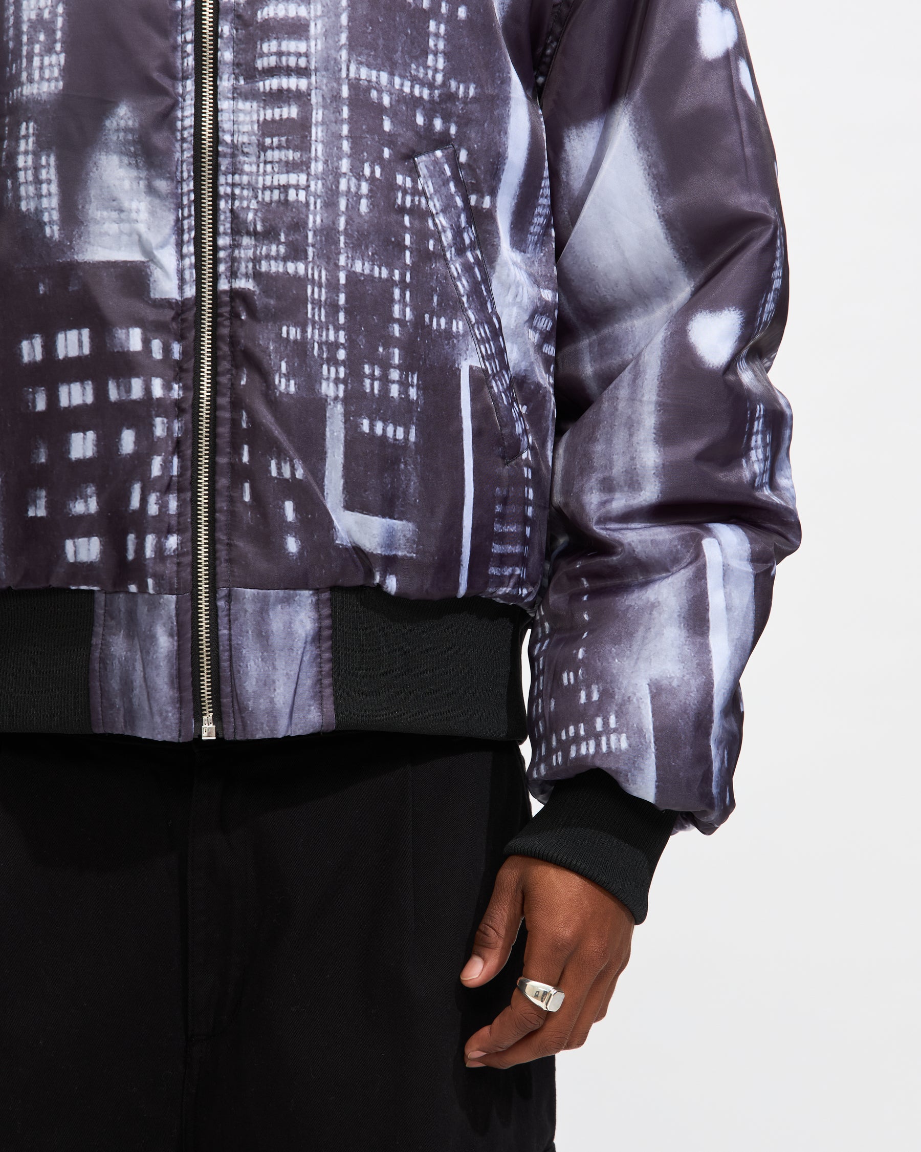 Carne Bollente City Sensations Jacket in Black Homme Essentials