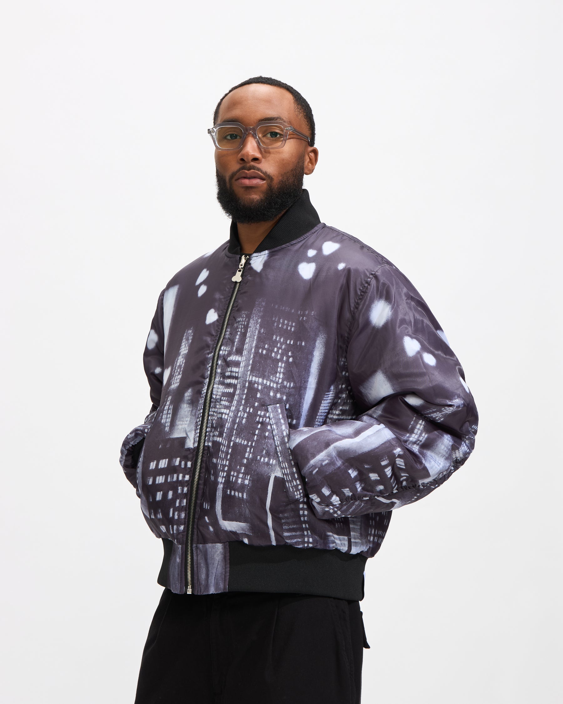 Carne Bollente City Sensations Jacket in Black Homme Essentials